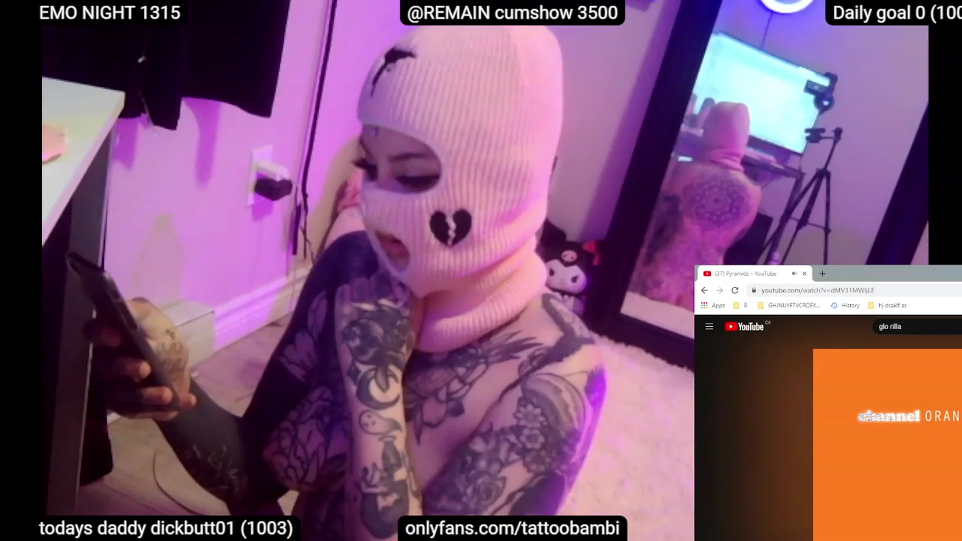 Gallery image thumbnail from Tattoobambi's myfreecams stream on, 06/17/2023, 06:02 image 5 of 20