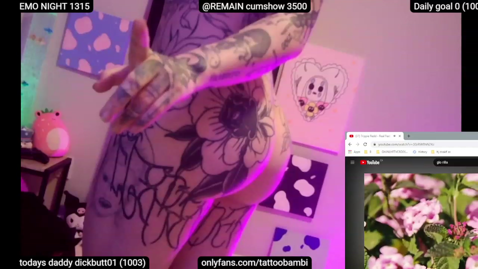 Gallery image thumbnail from Tattoobambi's myfreecams stream on, 06/17/2023, 06:02 image 15 of 20