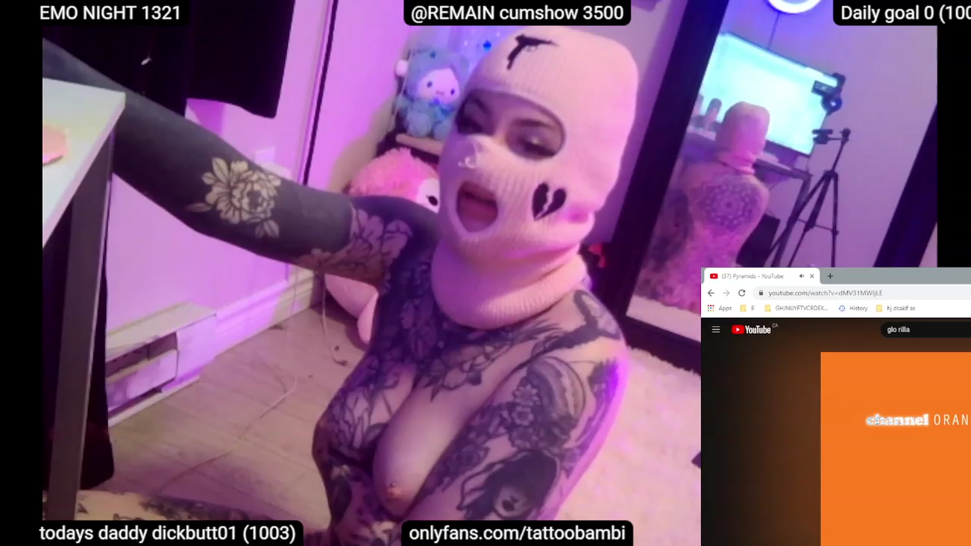 Gallery image thumbnail from Tattoobambi's myfreecams stream on, 06/17/2023, 06:02 image 2 of 20