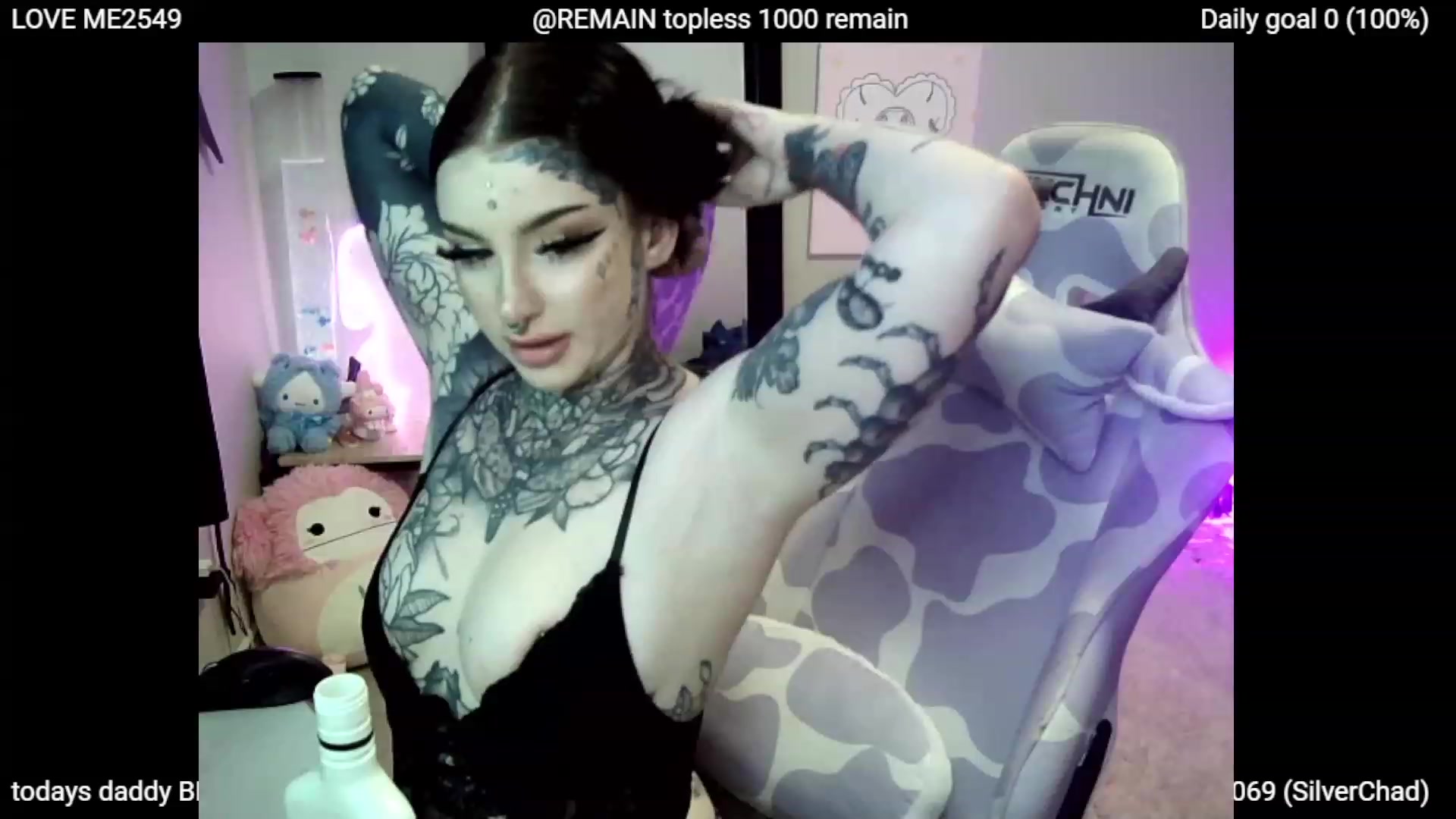 Gallery image thumbnail from Tattoobambi's myfreecams stream on, 07/02/2023, 05:08 image 5 of 20