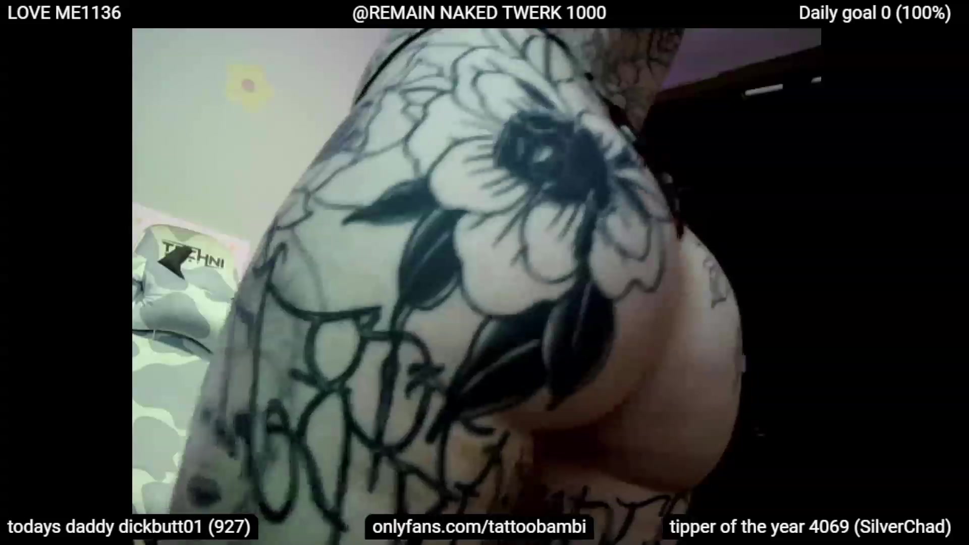 Gallery image thumbnail from Tattoobambi's myfreecams stream on, 07/02/2023, 05:08 image 18 of 20