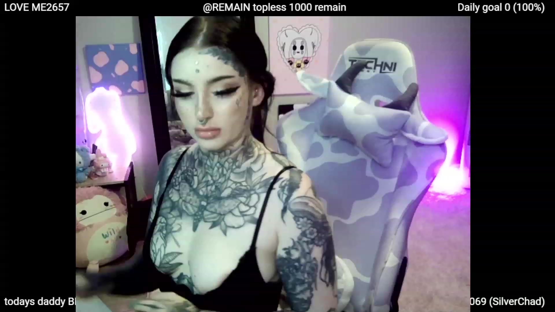 Gallery image thumbnail from Tattoobambi's myfreecams stream on, 07/02/2023, 05:08 image 3 of 20