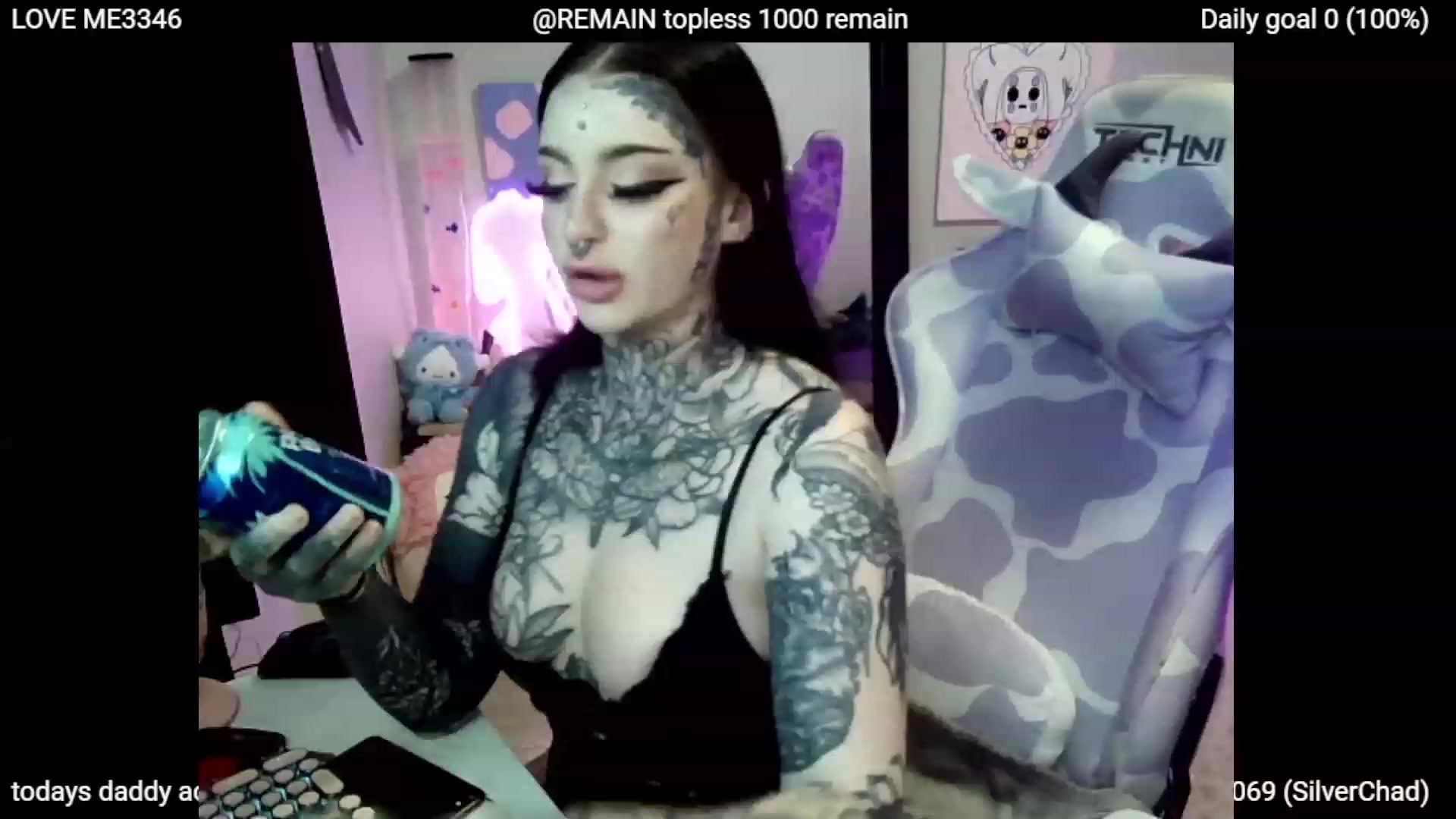 Gallery image thumbnail from Tattoobambi's myfreecams stream on, 07/02/2023, 05:08 image 1 of 20