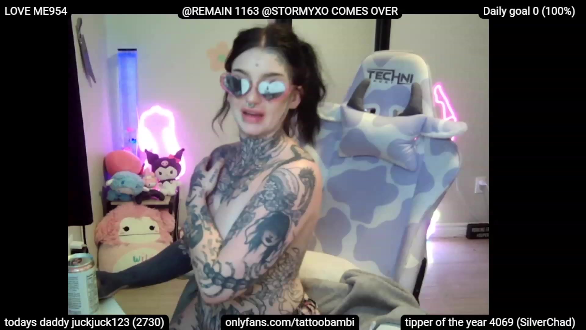 Gallery image thumbnail from Tattoobambi's myfreecams stream on, 07/08/2023, 02:46 image 6 of 20