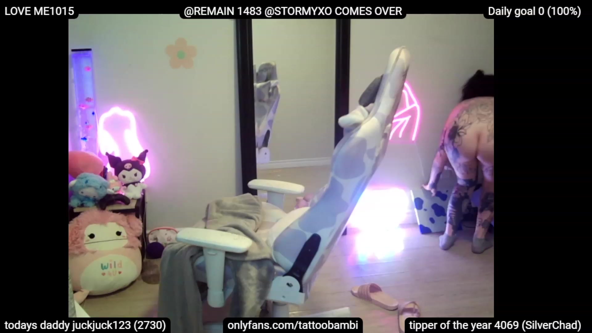 Gallery image thumbnail from Tattoobambi's myfreecams stream on, 07/08/2023, 02:46 image 3 of 20