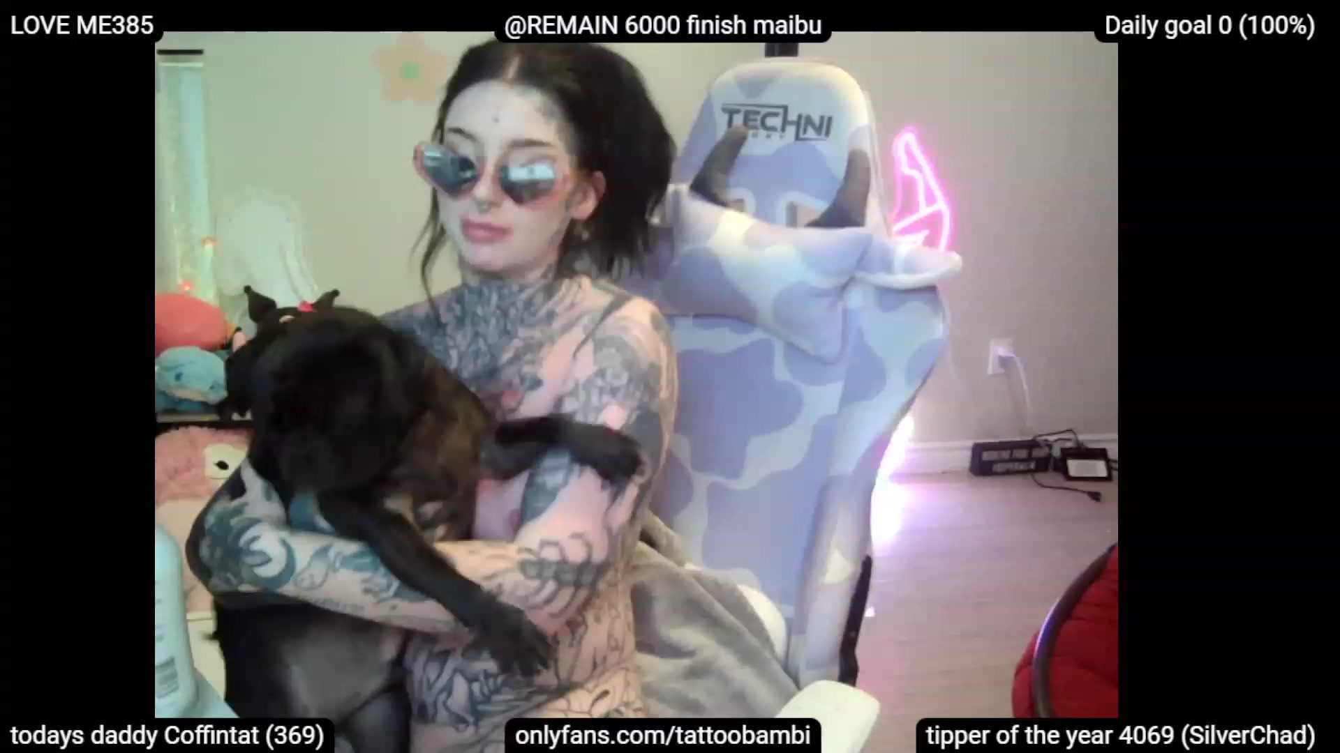 Gallery image thumbnail from Tattoobambi's myfreecams stream on, 07/08/2023, 08:17 image 19 of 20