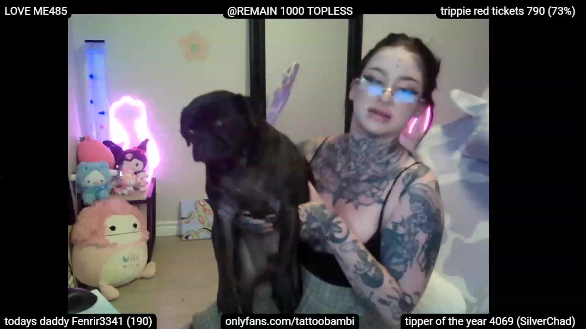 Gallery image thumbnail from Tattoobambi's myfreecams stream on, 07/12/2023, 24:02 image 3 of 20