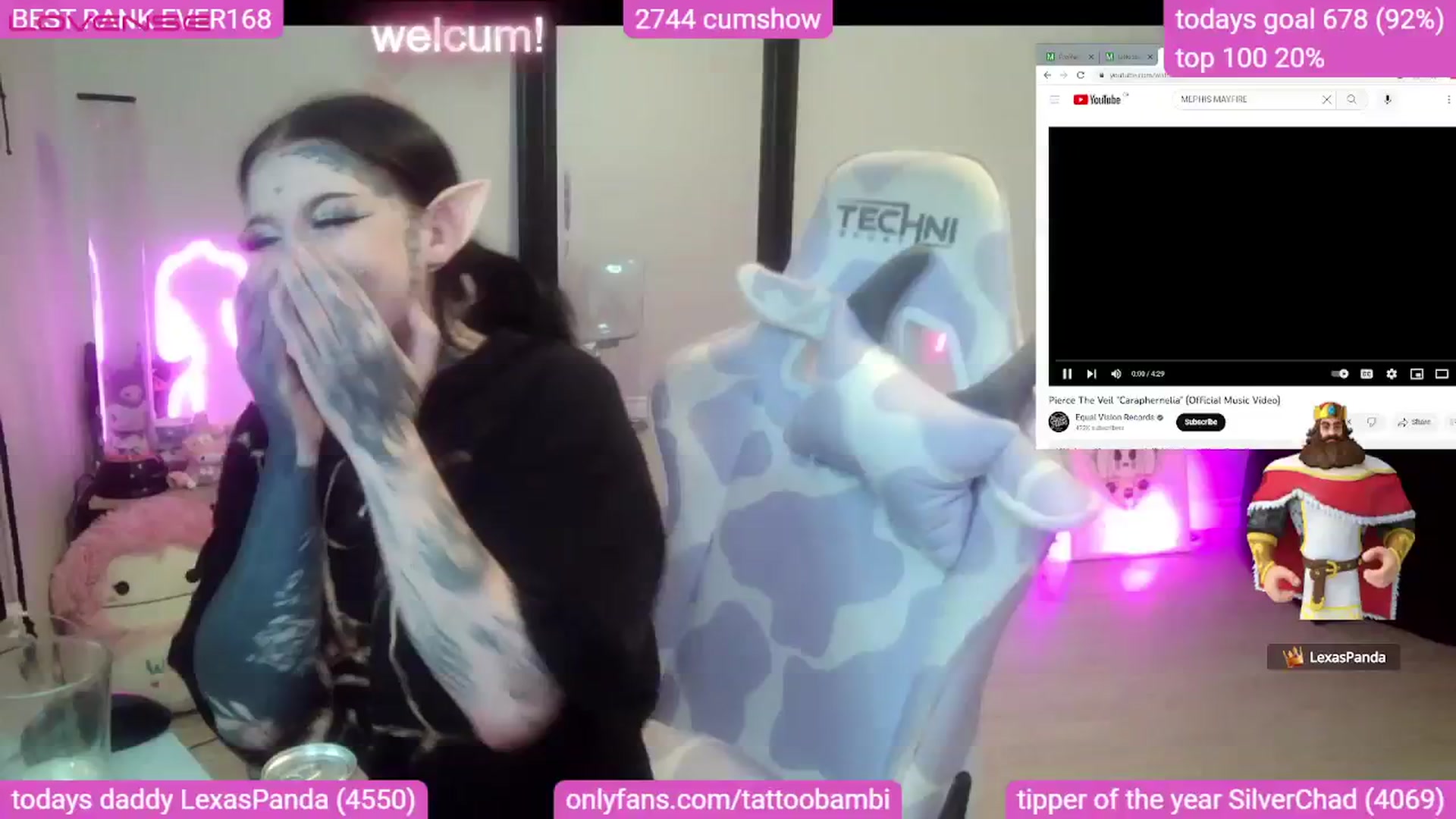 Gallery image thumbnail from Tattoobambi's myfreecams stream on, 07/31/2023, 06:22 image 16 of 20