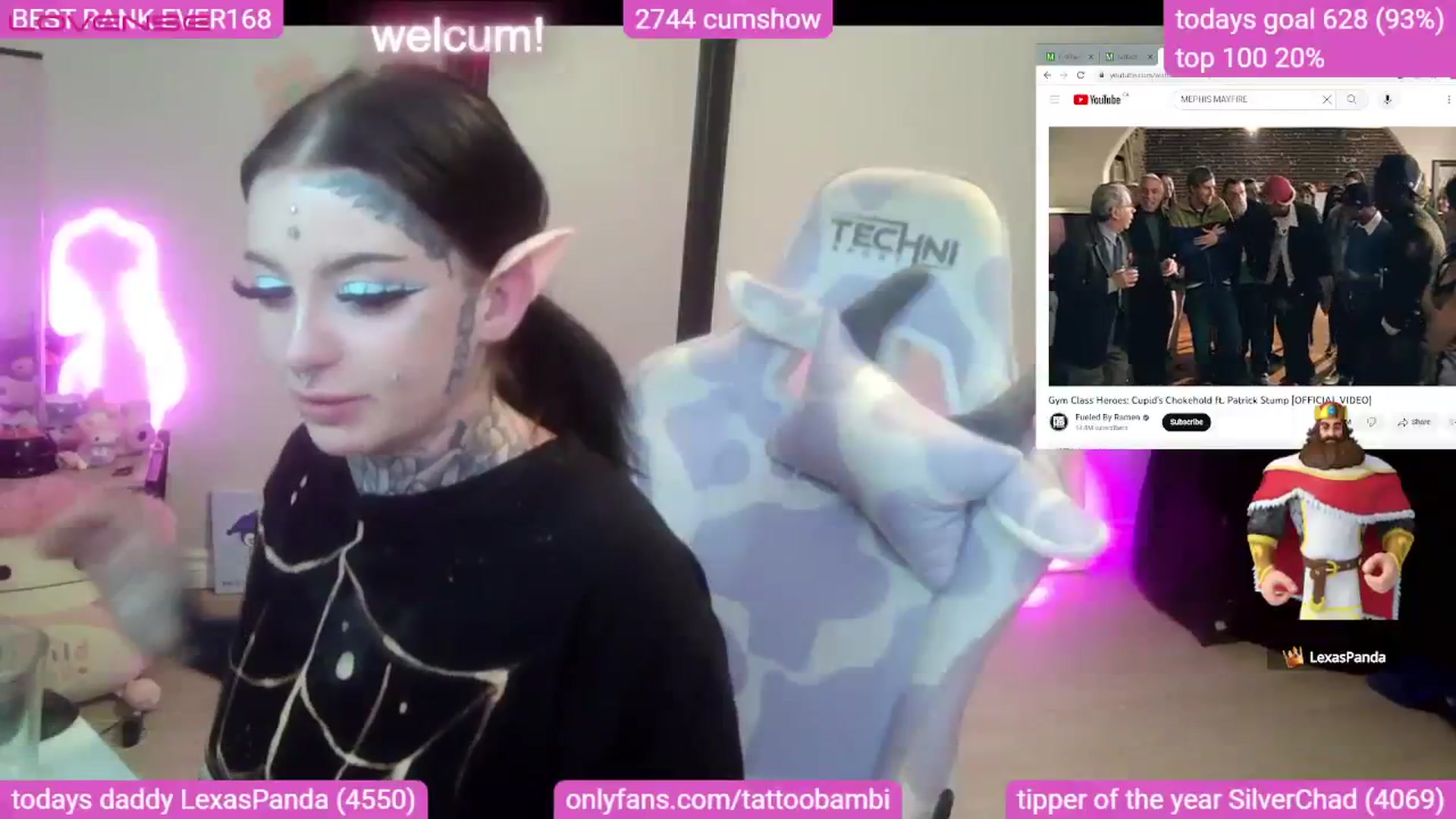 Gallery image thumbnail from Tattoobambi's myfreecams stream on, 07/31/2023, 06:22 image 17 of 20