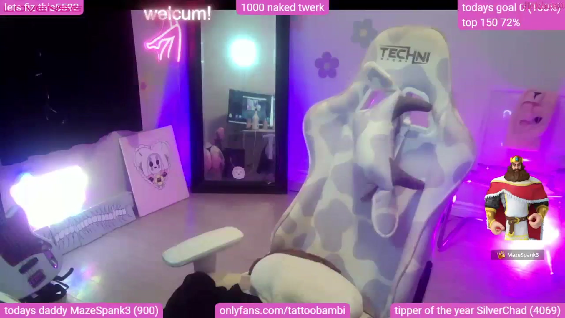 Gallery image thumbnail from Tattoobambi's myfreecams stream on, 08/08/2023, 04:06 image 20 of 20