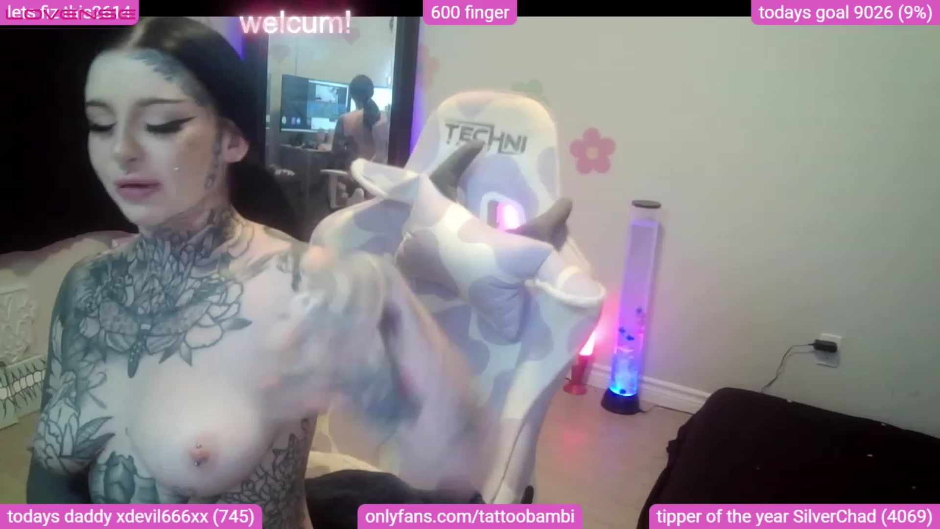 Gallery image thumbnail from Tattoobambi's myfreecams stream on, 08/11/2023, 23:56 image 10 of 20