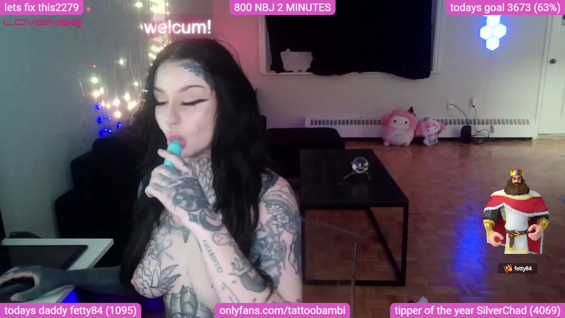 Gallery image thumbnail from Tattoobambi's myfreecams stream on, 08/19/2023, 03:02 image 15 of 20
