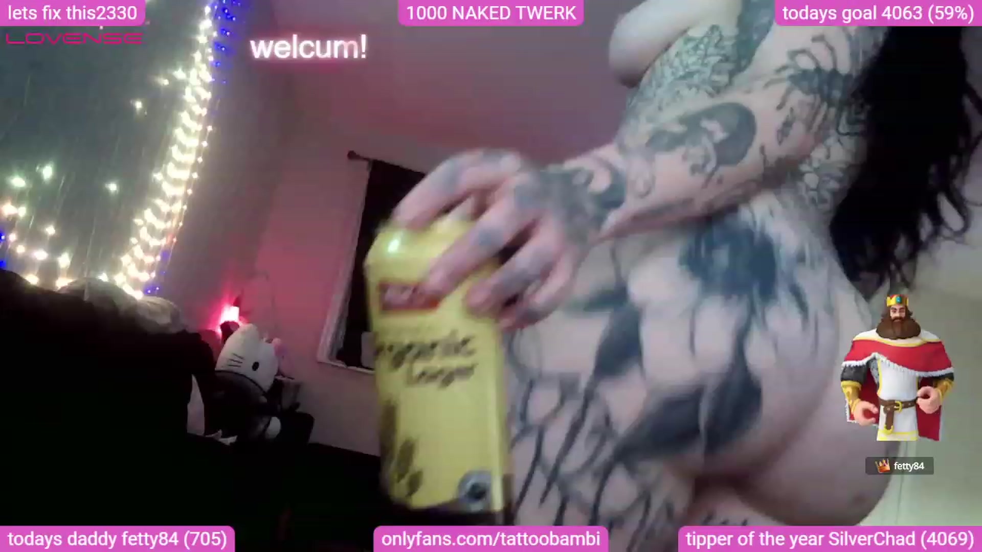Gallery image thumbnail from Tattoobambi's myfreecams stream on, 08/19/2023, 03:02 image 4 of 20