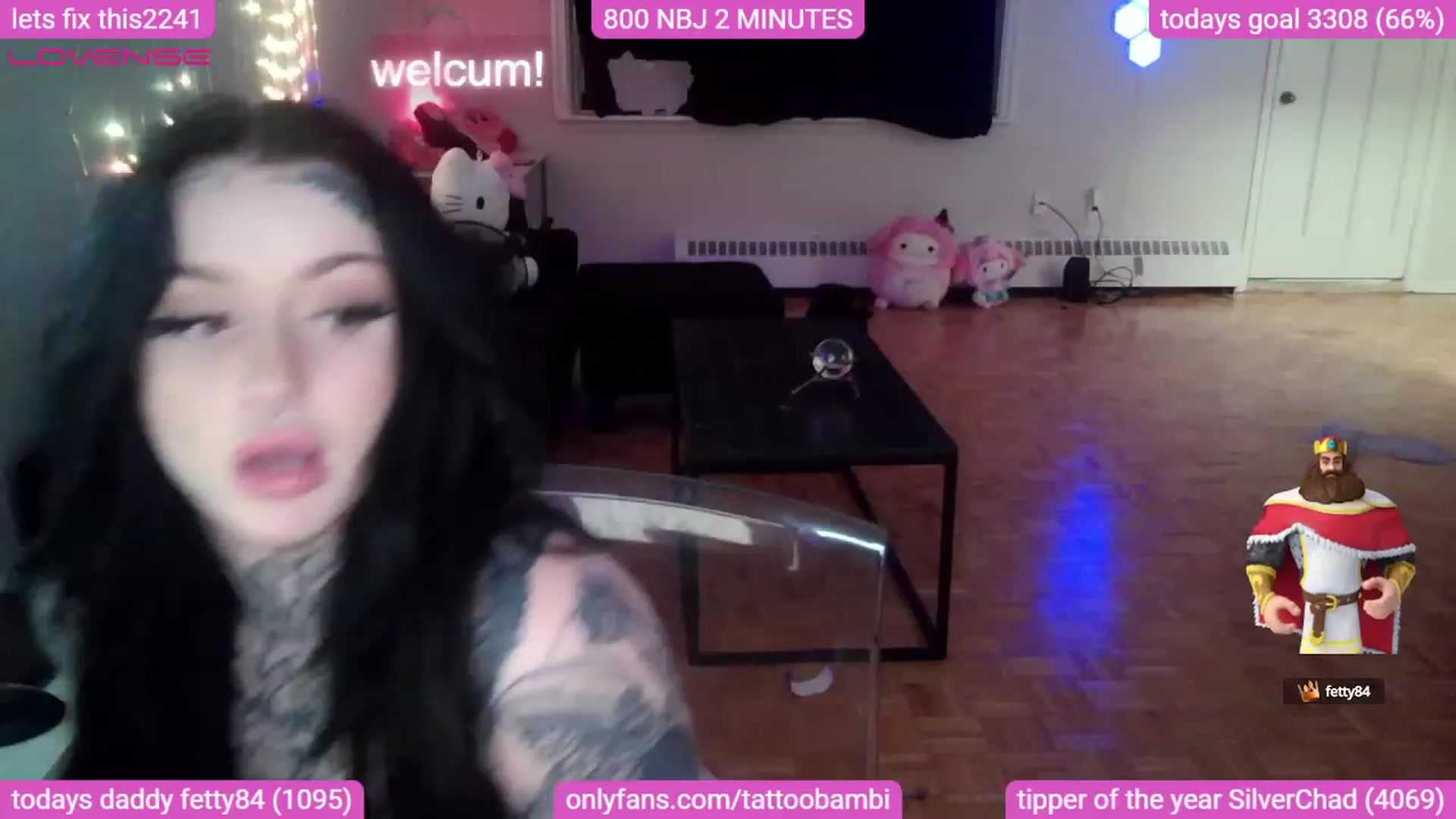 Gallery image thumbnail from Tattoobambi's myfreecams stream on, 08/19/2023, 04:33 image 6 of 20