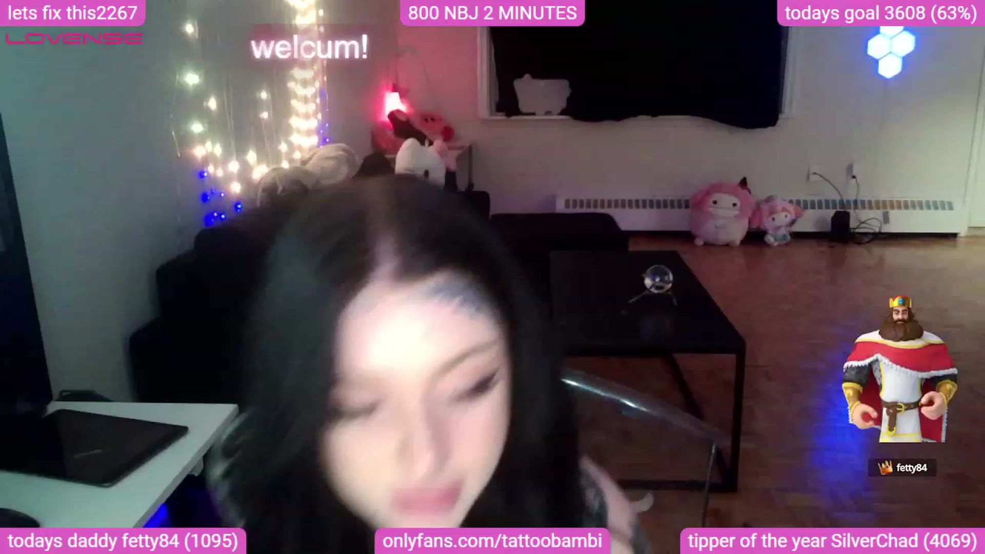 Gallery image thumbnail from Tattoobambi's myfreecams stream on, 08/19/2023, 04:33 image 1 of 20