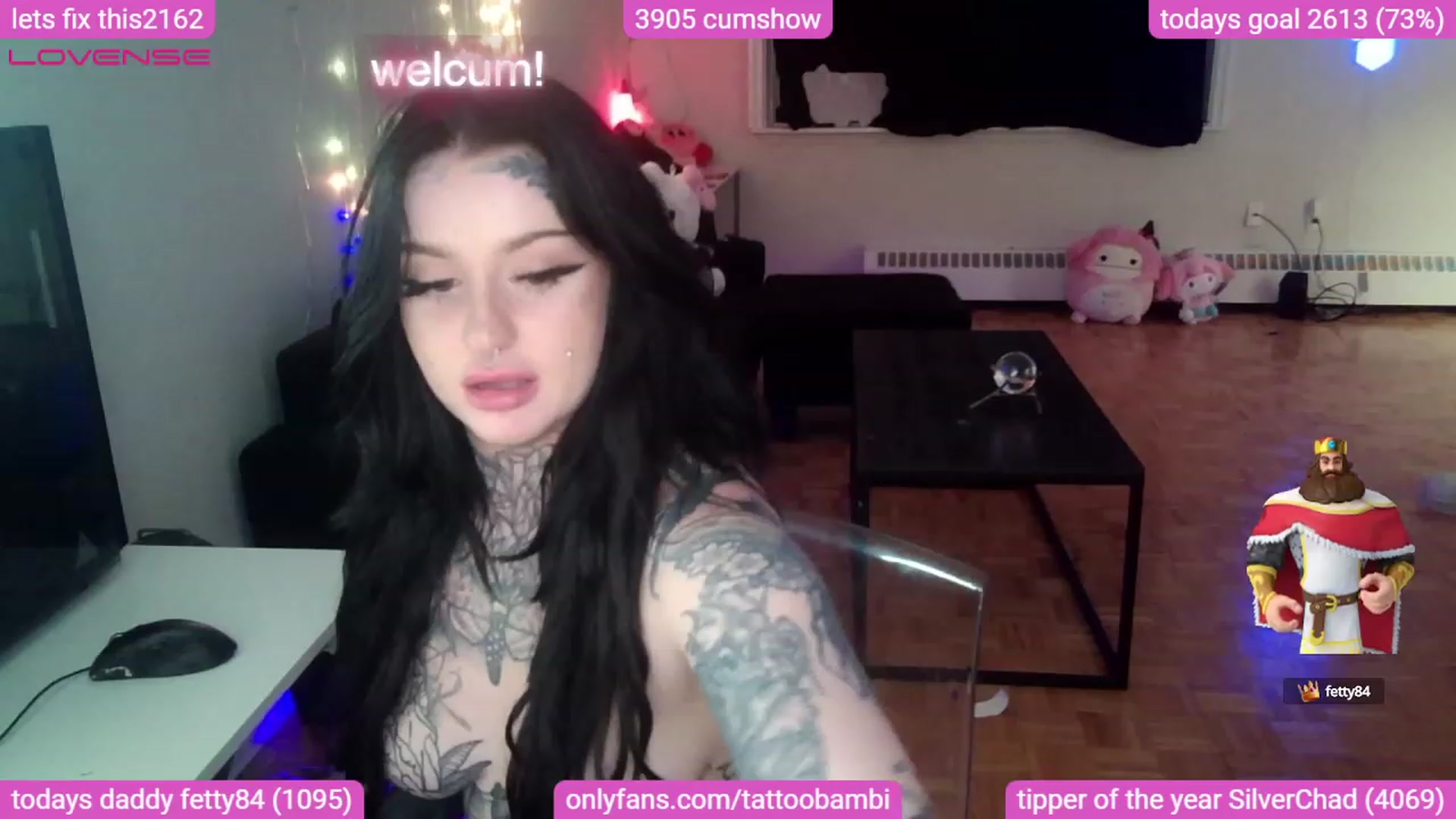 Gallery image thumbnail from Tattoobambi's myfreecams stream on, 08/19/2023, 05:16 image 20 of 20