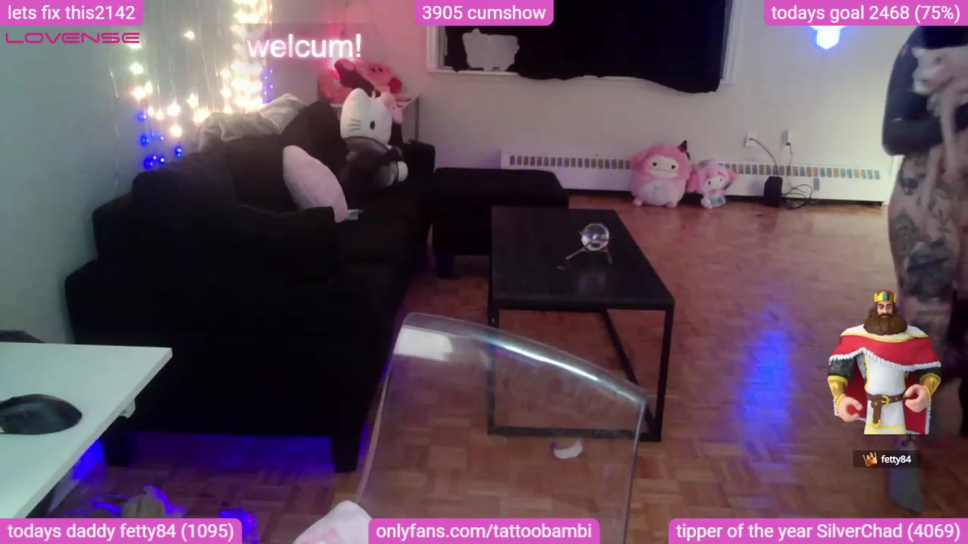 Gallery image thumbnail from Tattoobambi's myfreecams stream on, 08/19/2023, 05:52 image 6 of 20