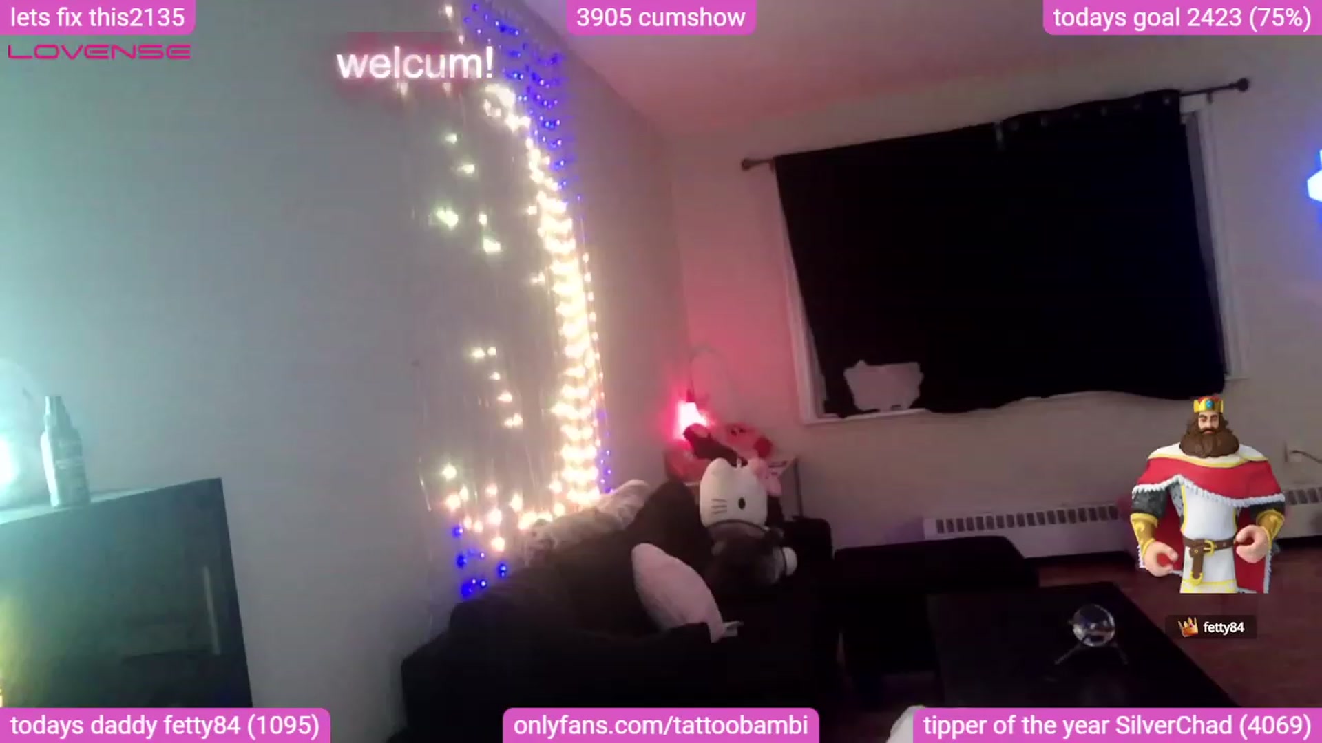 Gallery image thumbnail from Tattoobambi's myfreecams stream on, 08/19/2023, 05:52 image 13 of 20