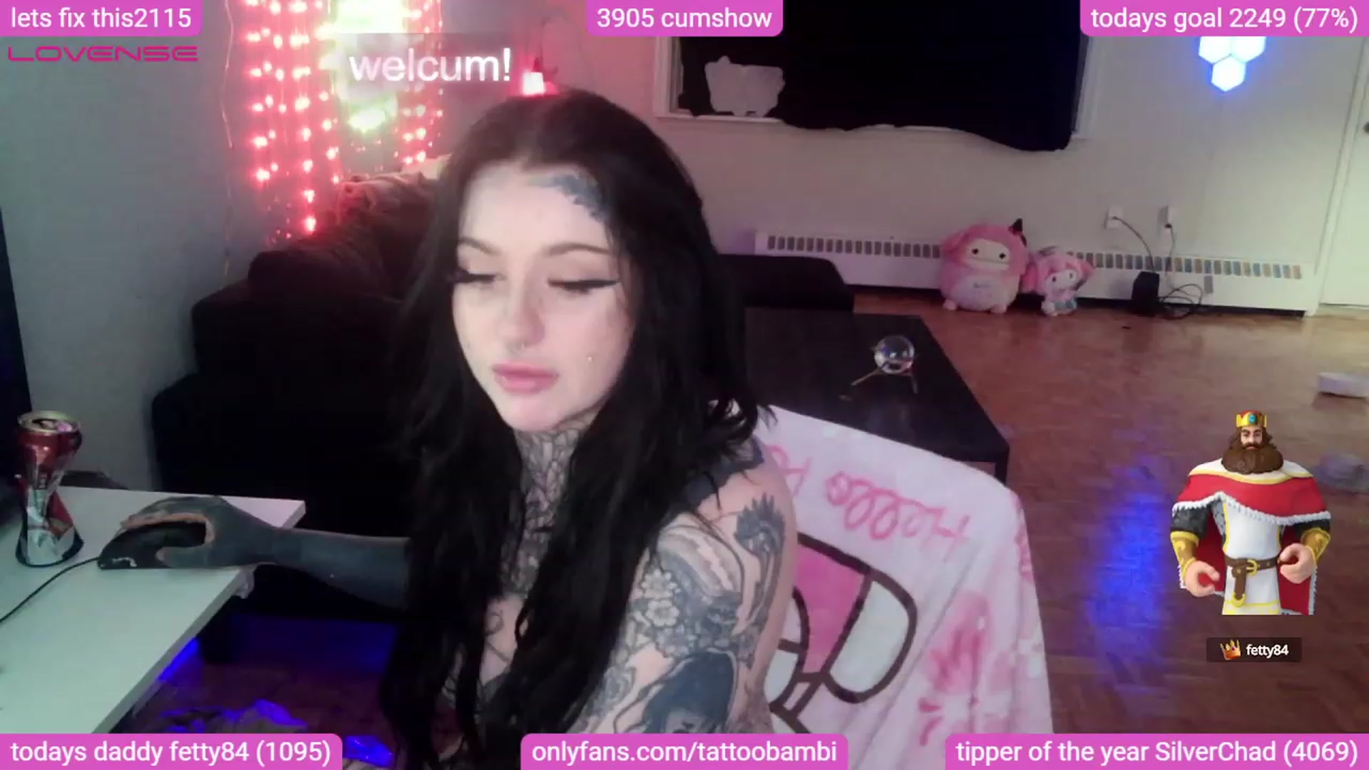 Gallery image thumbnail from Tattoobambi's myfreecams stream on, 08/19/2023, 05:52 image 19 of 20