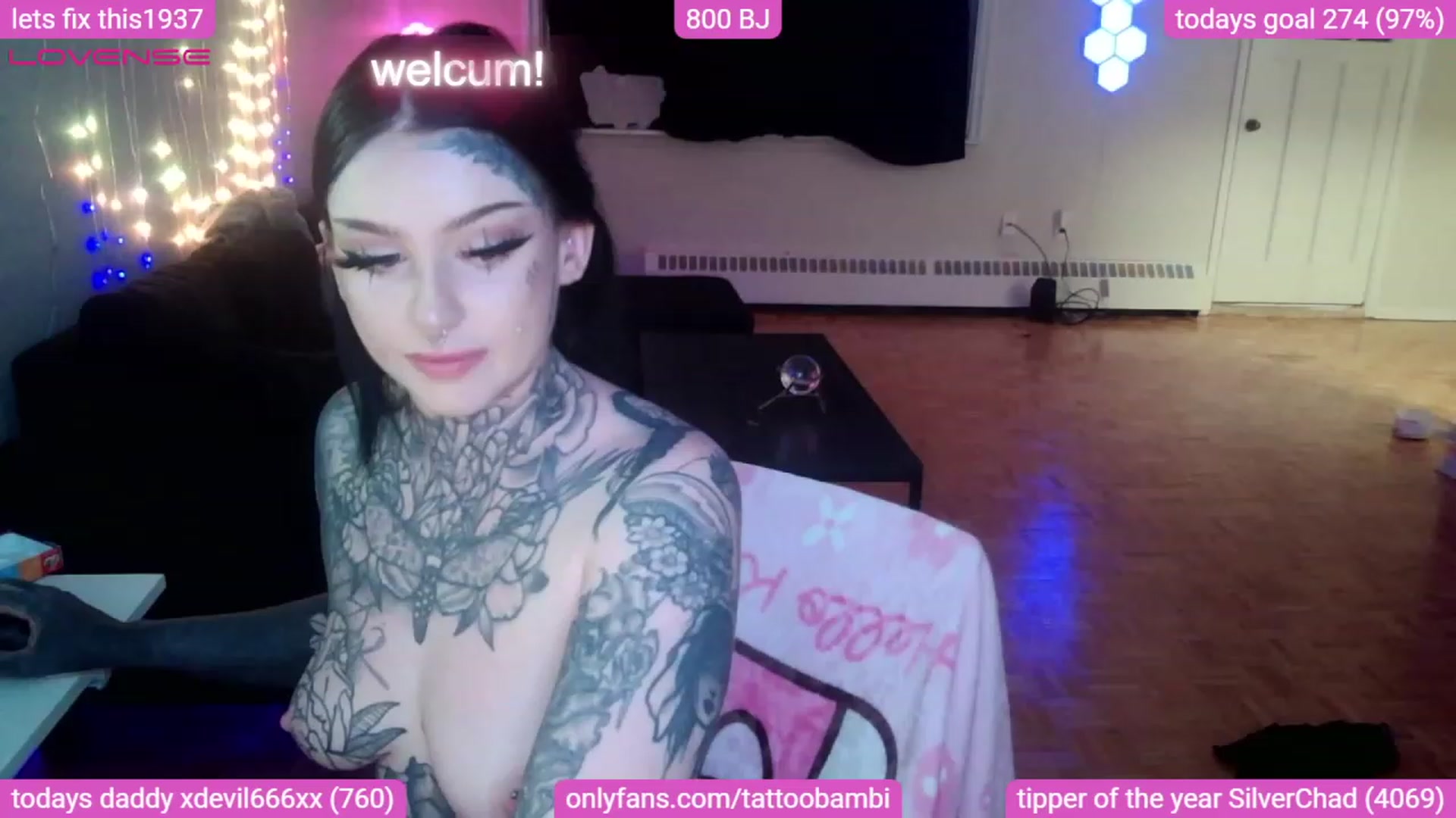 Gallery image thumbnail from Tattoobambi's myfreecams stream on, 08/20/2023, 04:46 image 13 of 20