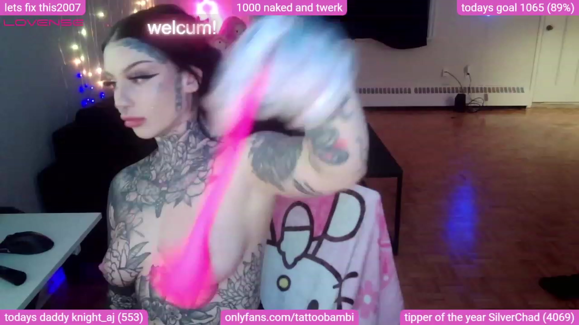 Gallery image thumbnail from Tattoobambi's myfreecams stream on, 08/20/2023, 04:46 image 9 of 20