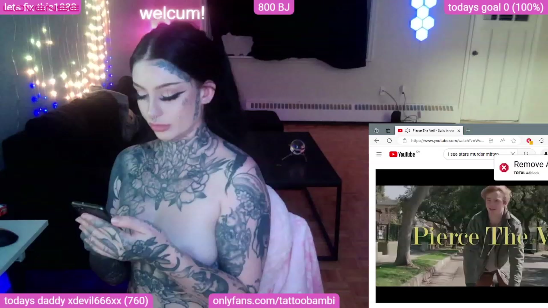 Gallery image thumbnail from Tattoobambi's myfreecams stream on, 08/20/2023, 05:41 image 17 of 20