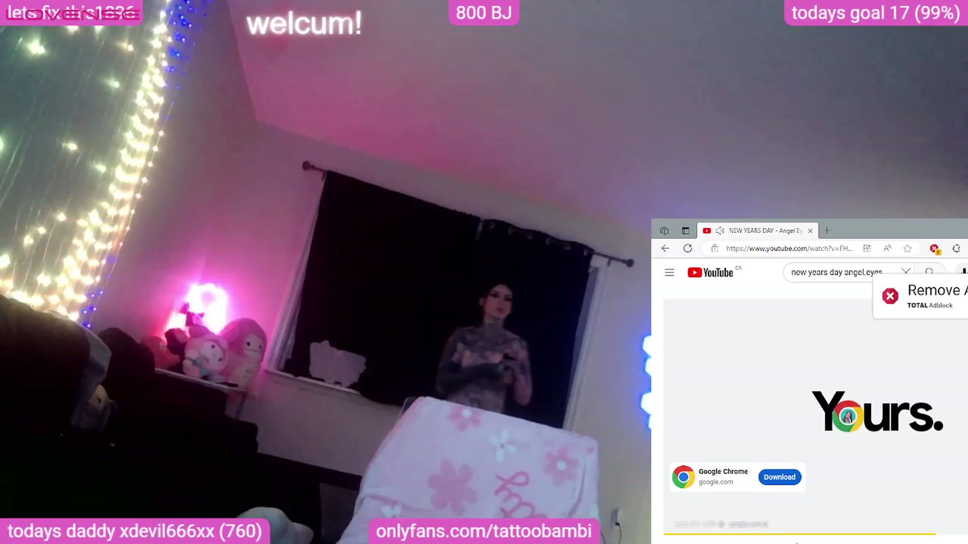 Gallery image thumbnail from Tattoobambi's myfreecams stream on, 08/20/2023, 05:41 image 8 of 20