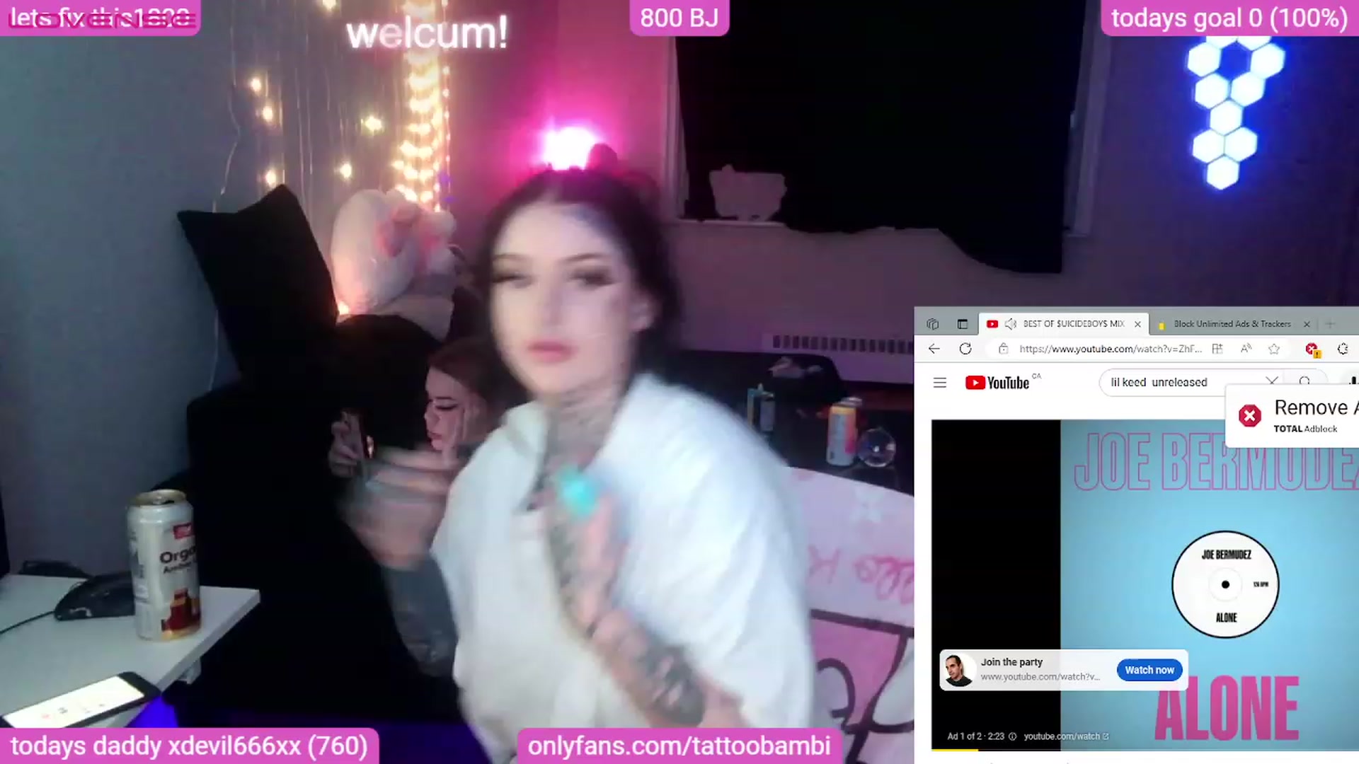 Gallery image thumbnail from Tattoobambi's myfreecams stream on, 08/20/2023, 07:06 image 1 of 20
