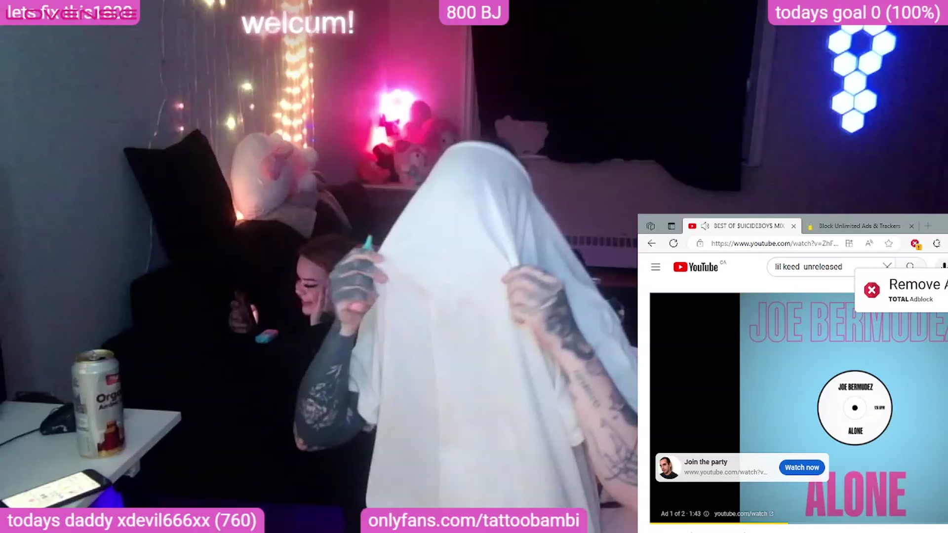 Gallery image thumbnail from Tattoobambi's myfreecams stream on, 08/20/2023, 07:06 image 2 of 20