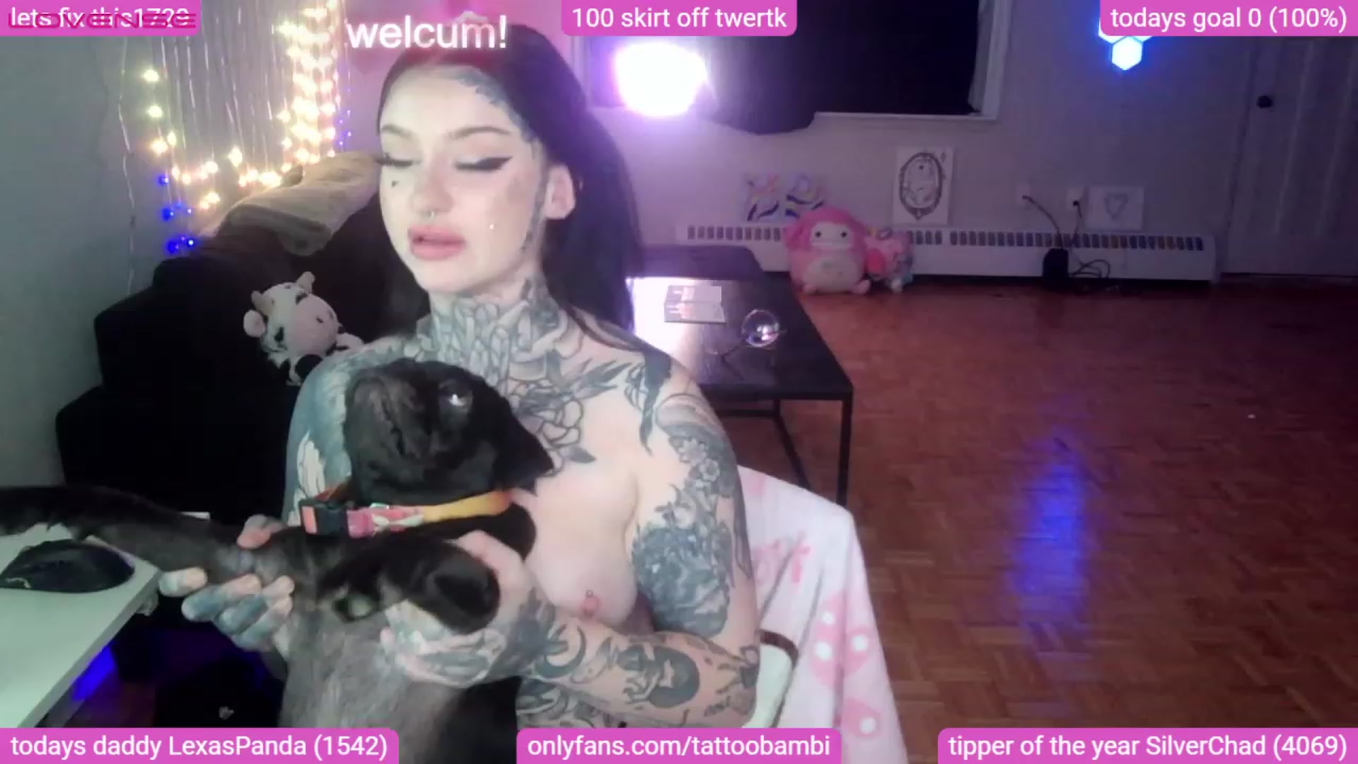 Gallery image thumbnail from Tattoobambi's myfreecams stream on, 08/22/2023, 01:46 image 8 of 20