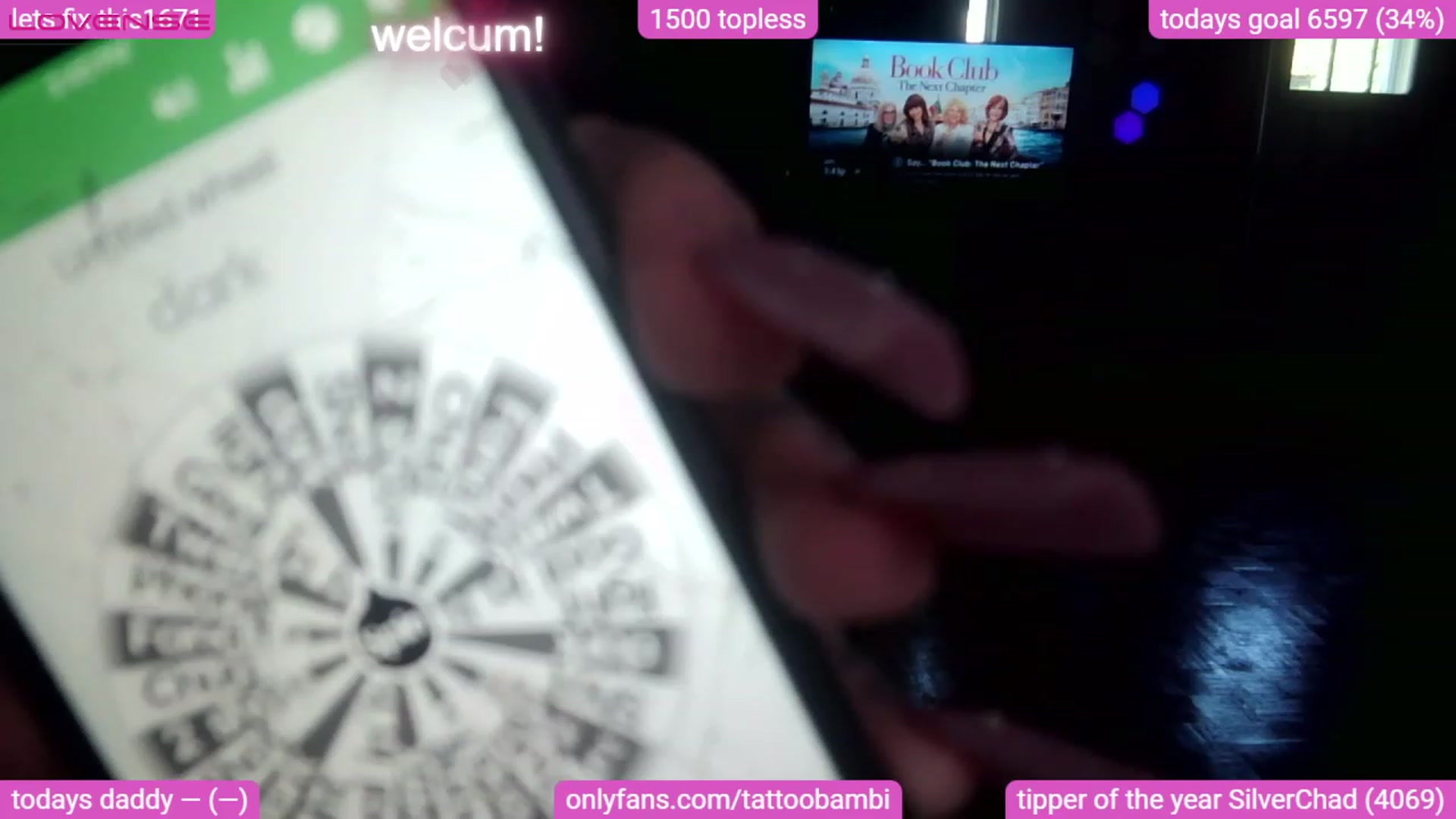Gallery image thumbnail from Tattoobambi's myfreecams stream on, 08/27/2023, 20:32 image 5 of 20