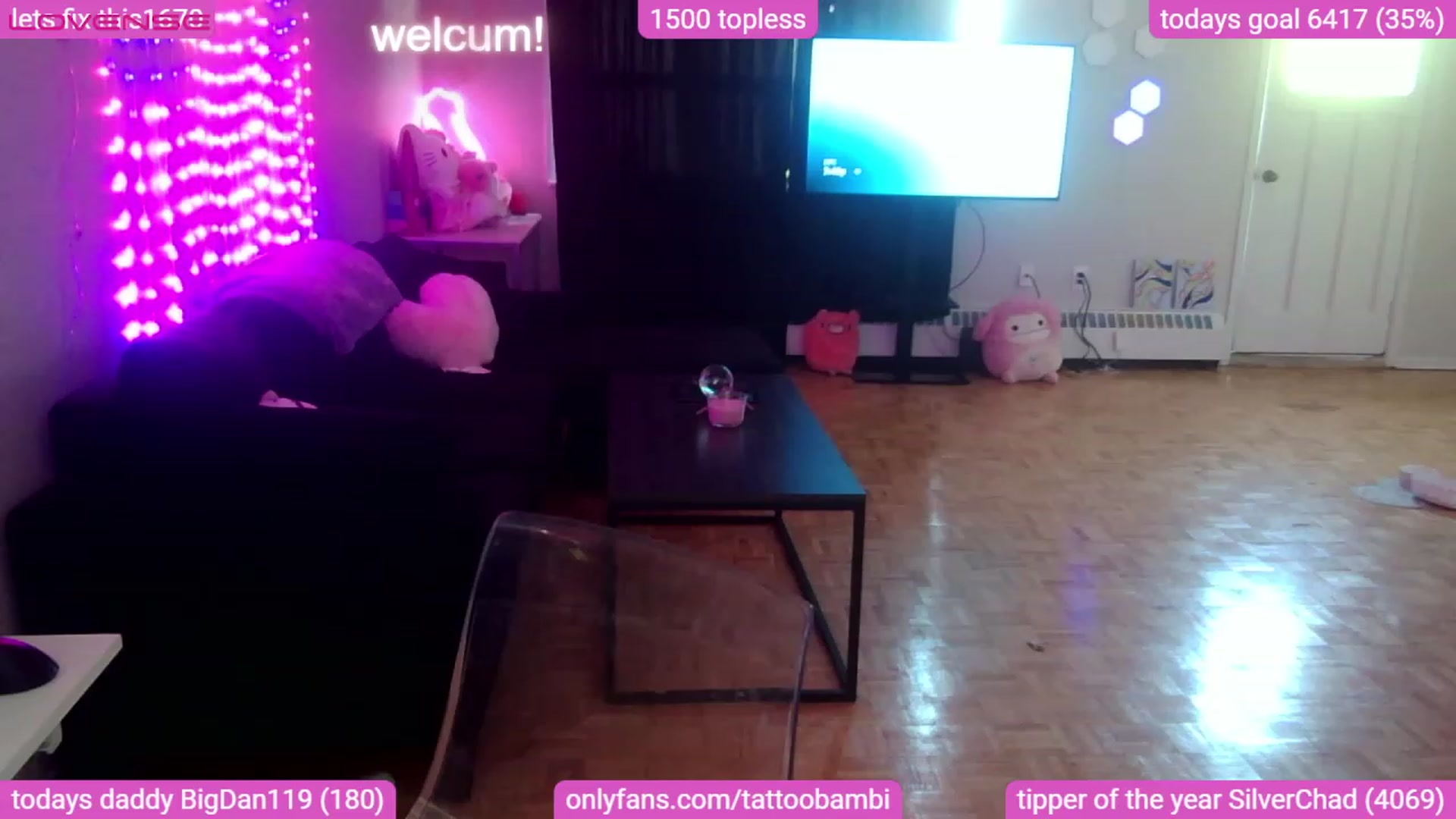 Gallery image thumbnail from Tattoobambi's myfreecams stream on, 08/27/2023, 20:32 image 6 of 20