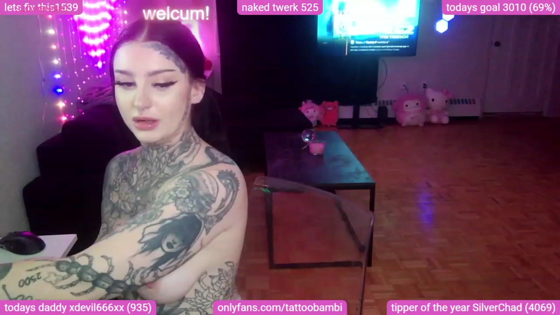 Gallery image thumbnail from Tattoobambi's myfreecams stream on, 08/29/2023, 04:44 image 19 of 20