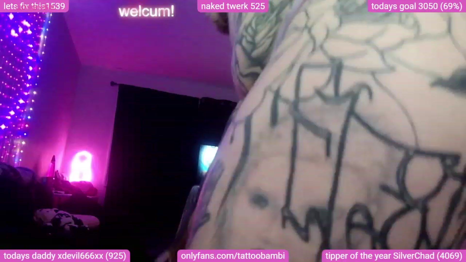 Gallery image thumbnail from Tattoobambi's myfreecams stream on, 08/29/2023, 04:44 image 18 of 20