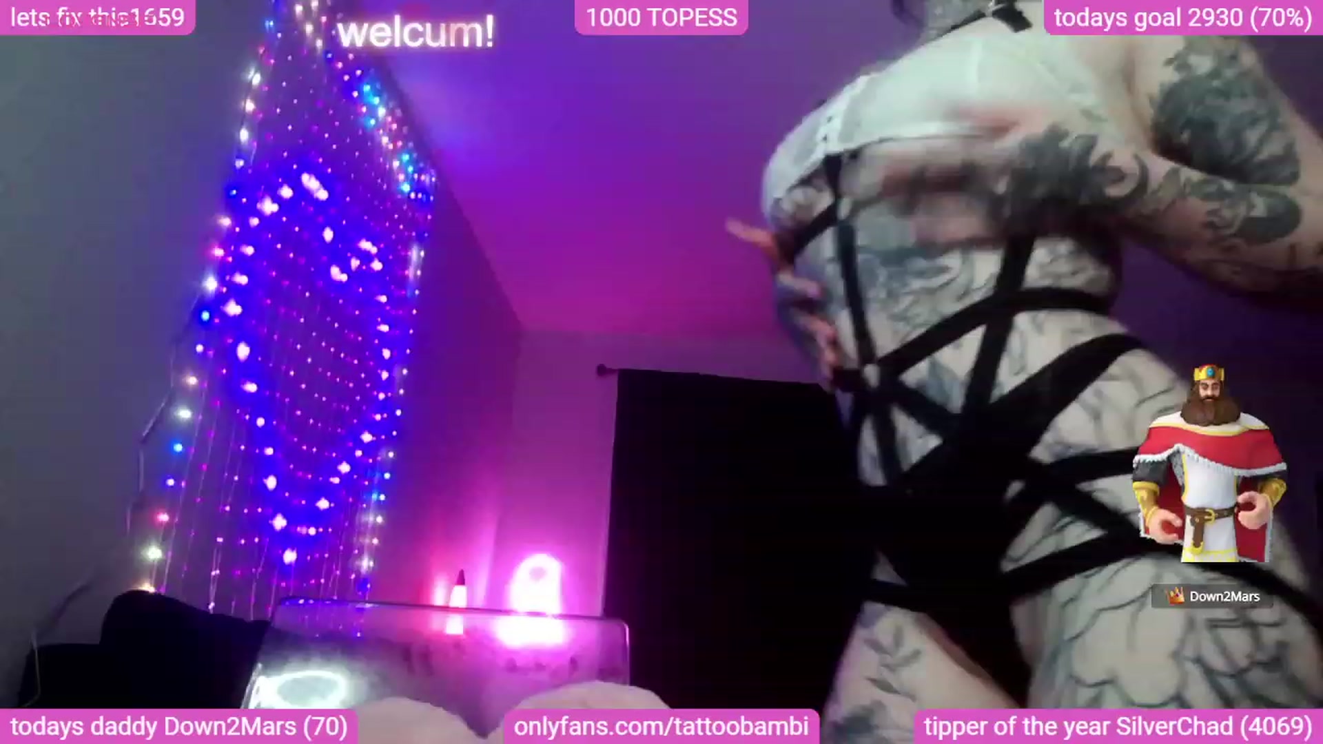 Gallery image thumbnail from Tattoobambi's myfreecams stream on, 08/31/2023, 24:44 image 13 of 20