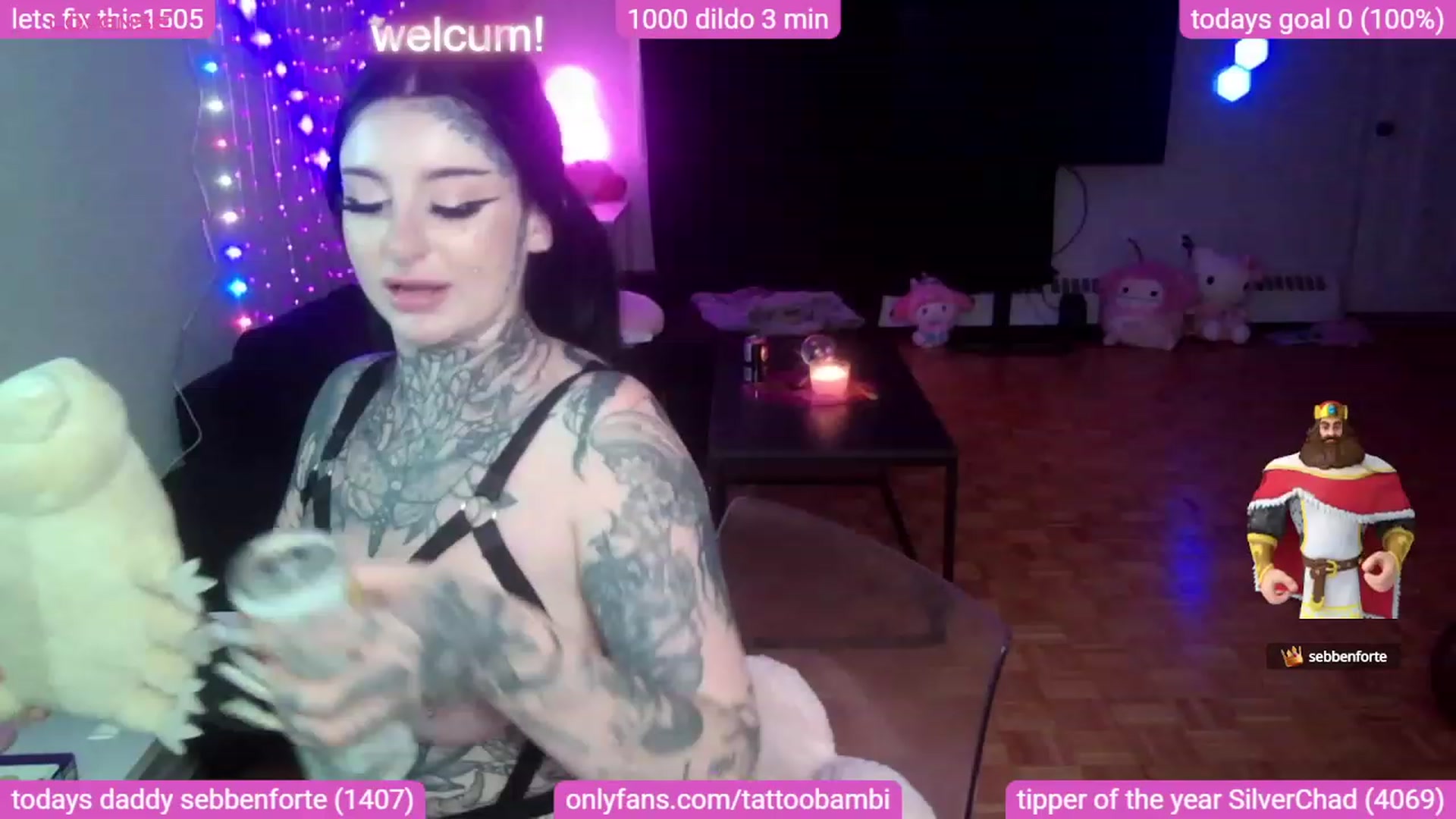 Gallery image thumbnail from Tattoobambi's myfreecams stream on, 08/31/2023, 03:03 image 7 of 20
