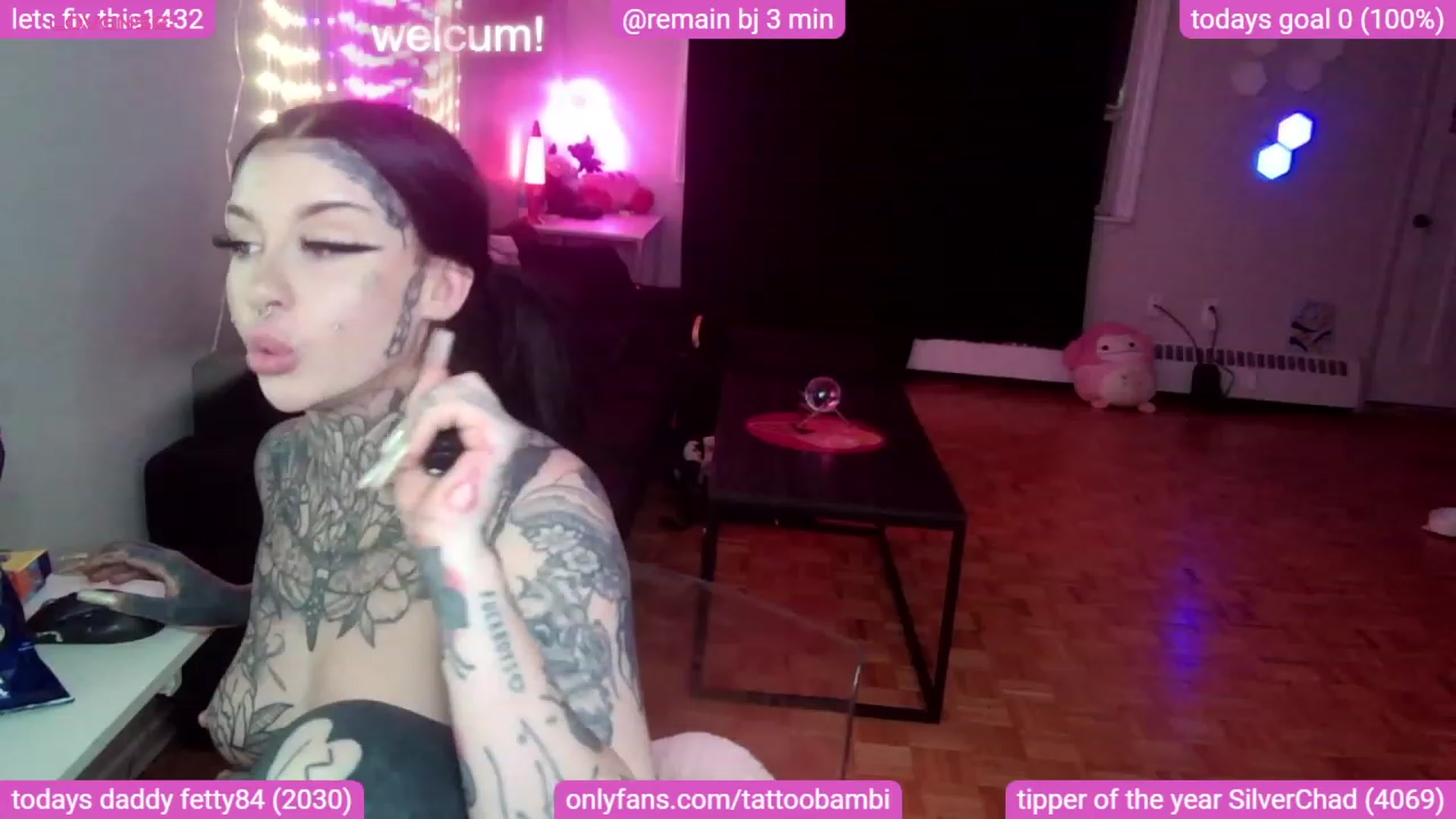 Gallery image thumbnail from Tattoobambi's myfreecams stream on, 09/03/2023, 03:40 image 14 of 20