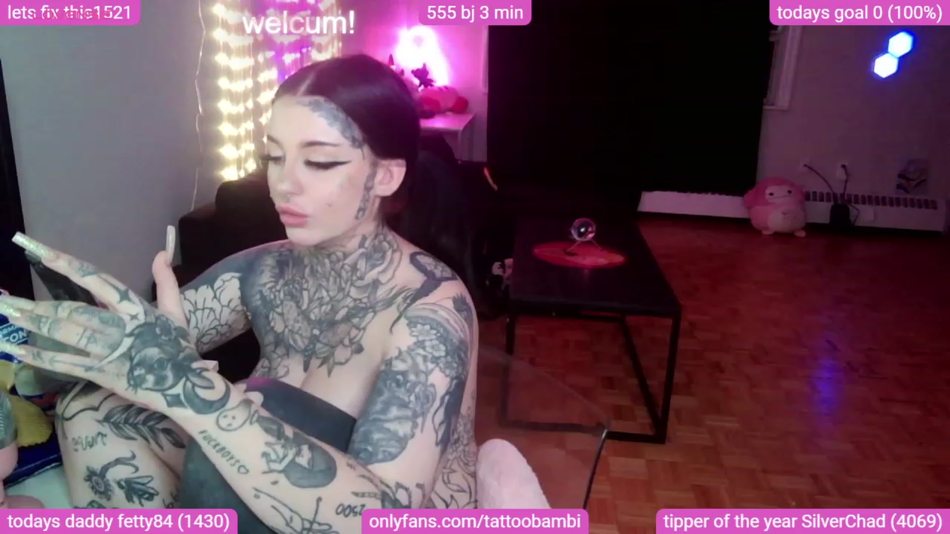 Gallery image thumbnail from Tattoobambi's myfreecams stream on, 09/03/2023, 03:40 image 12 of 20