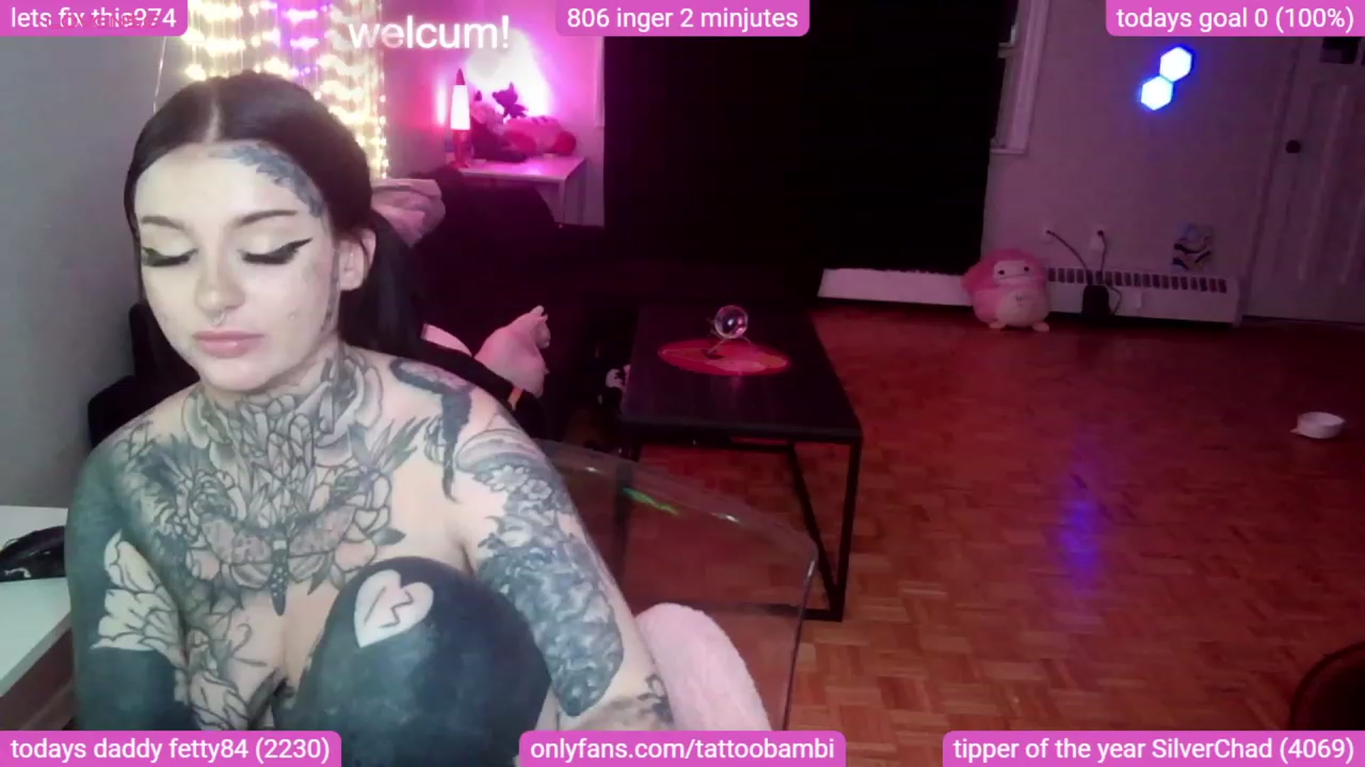 Gallery image thumbnail from Tattoobambi's myfreecams stream on, 09/03/2023, 04:50 image 14 of 20