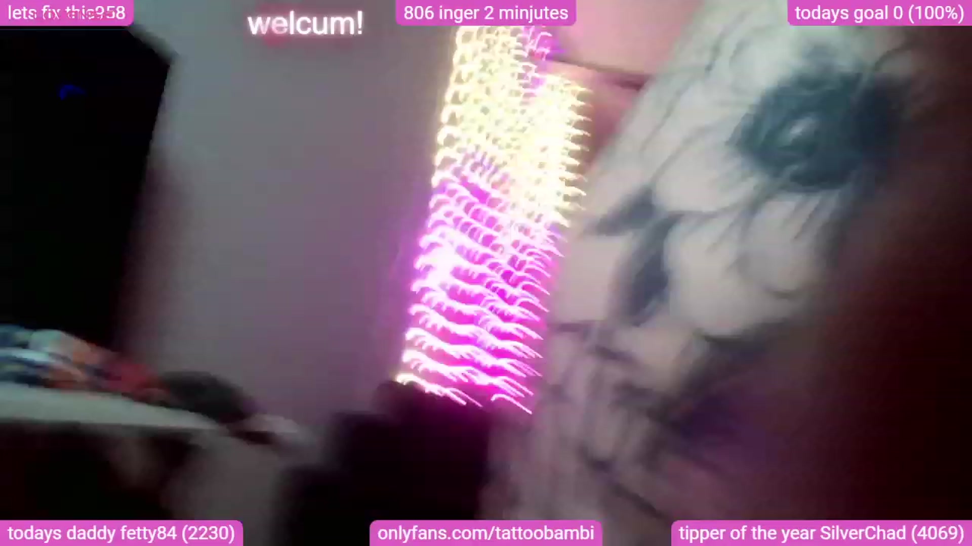 Gallery image thumbnail from Tattoobambi's myfreecams stream on, 09/03/2023, 04:50 image 20 of 20