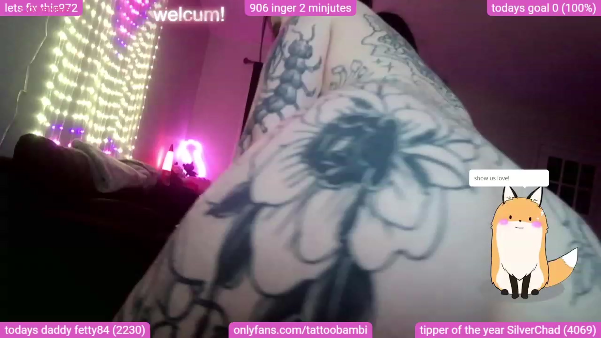 Gallery image thumbnail from Tattoobambi's myfreecams stream on, 09/03/2023, 04:50 image 7 of 20