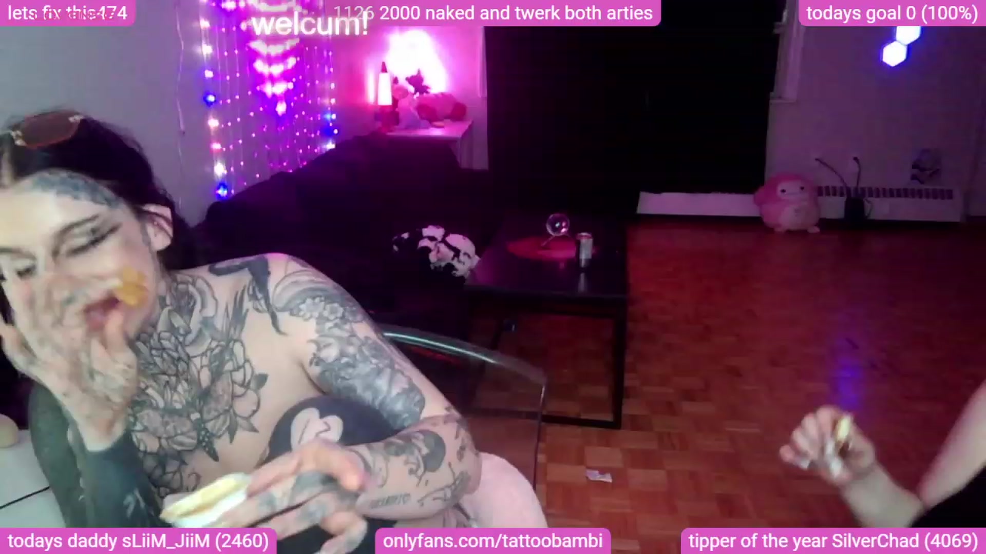 Gallery image thumbnail from Tattoobambi's myfreecams stream on, 09/04/2023, 06:30 image 20 of 20