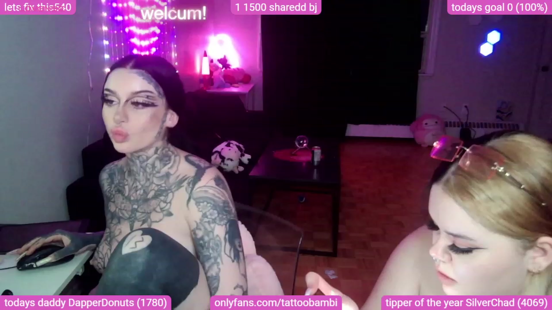 Gallery image thumbnail from Tattoobambi's myfreecams stream on, 09/04/2023, 06:30 image 9 of 20