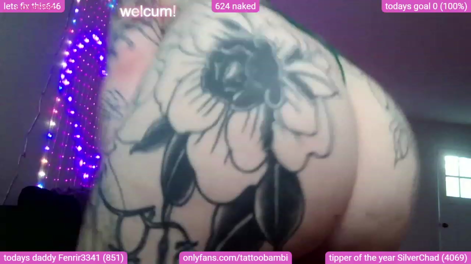 Gallery image thumbnail from Tattoobambi's myfreecams stream on, 09/06/2023, 24:01 image 2 of 20