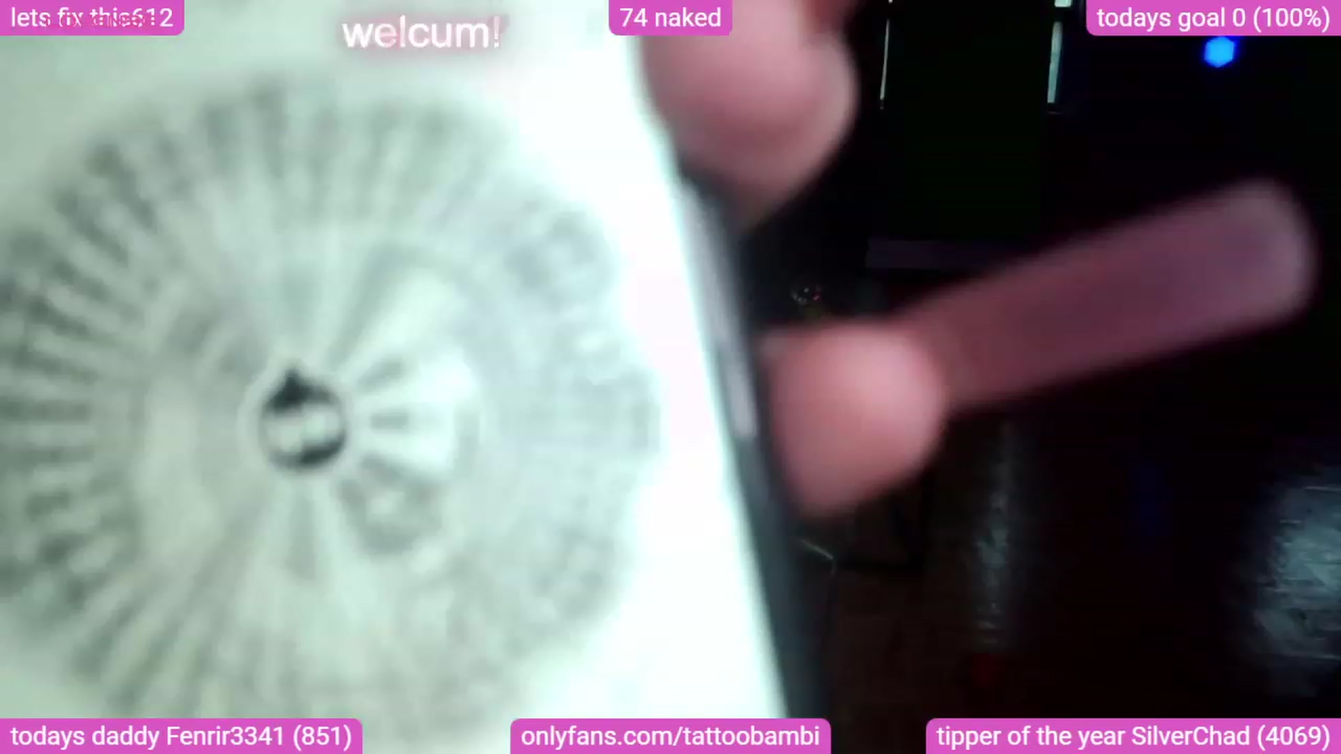 Gallery image thumbnail from Tattoobambi's myfreecams stream on, 09/06/2023, 24:01 image 5 of 20