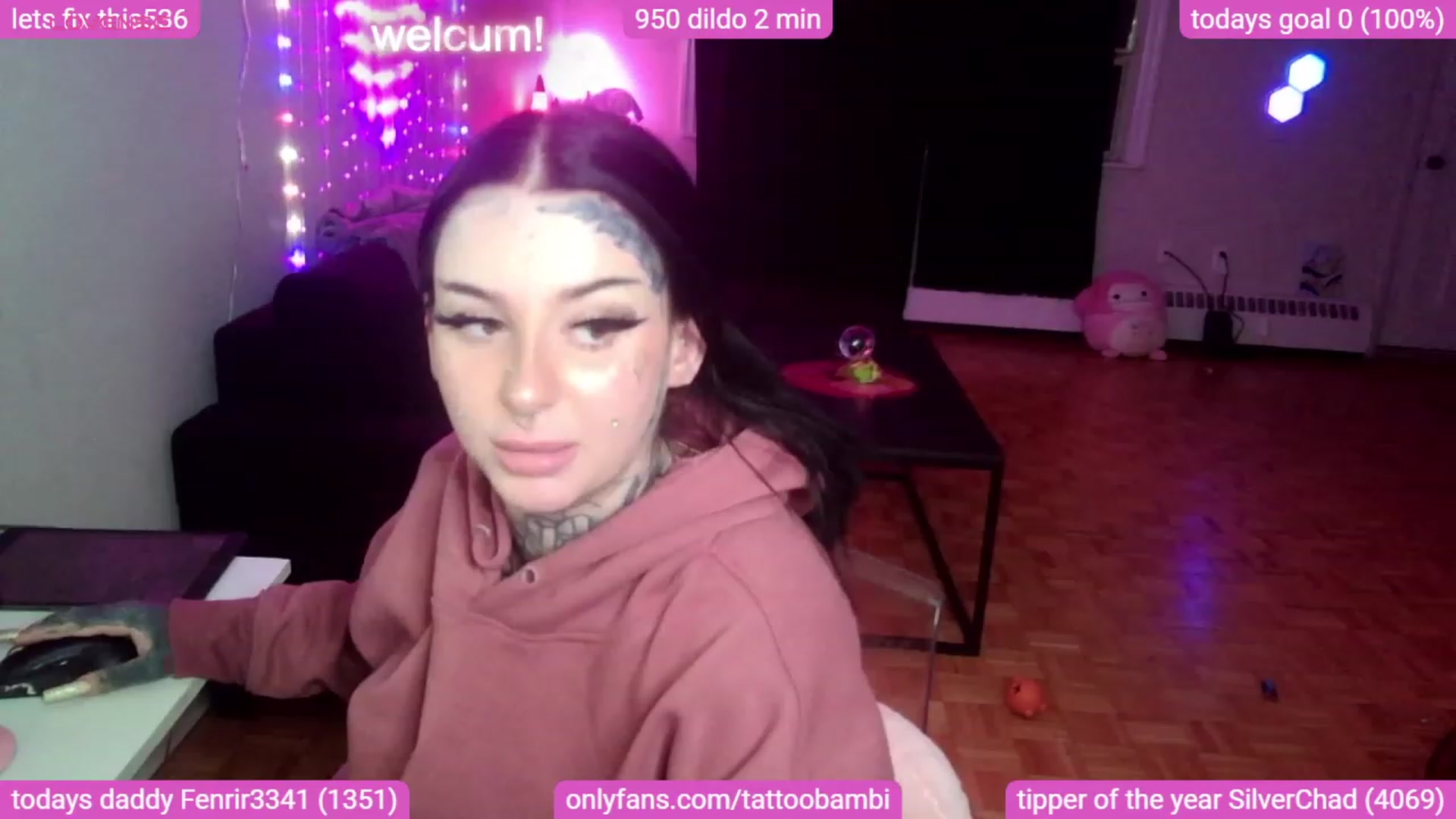 Gallery image thumbnail from Tattoobambi's myfreecams stream on, 09/06/2023, 01:35 image 12 of 20