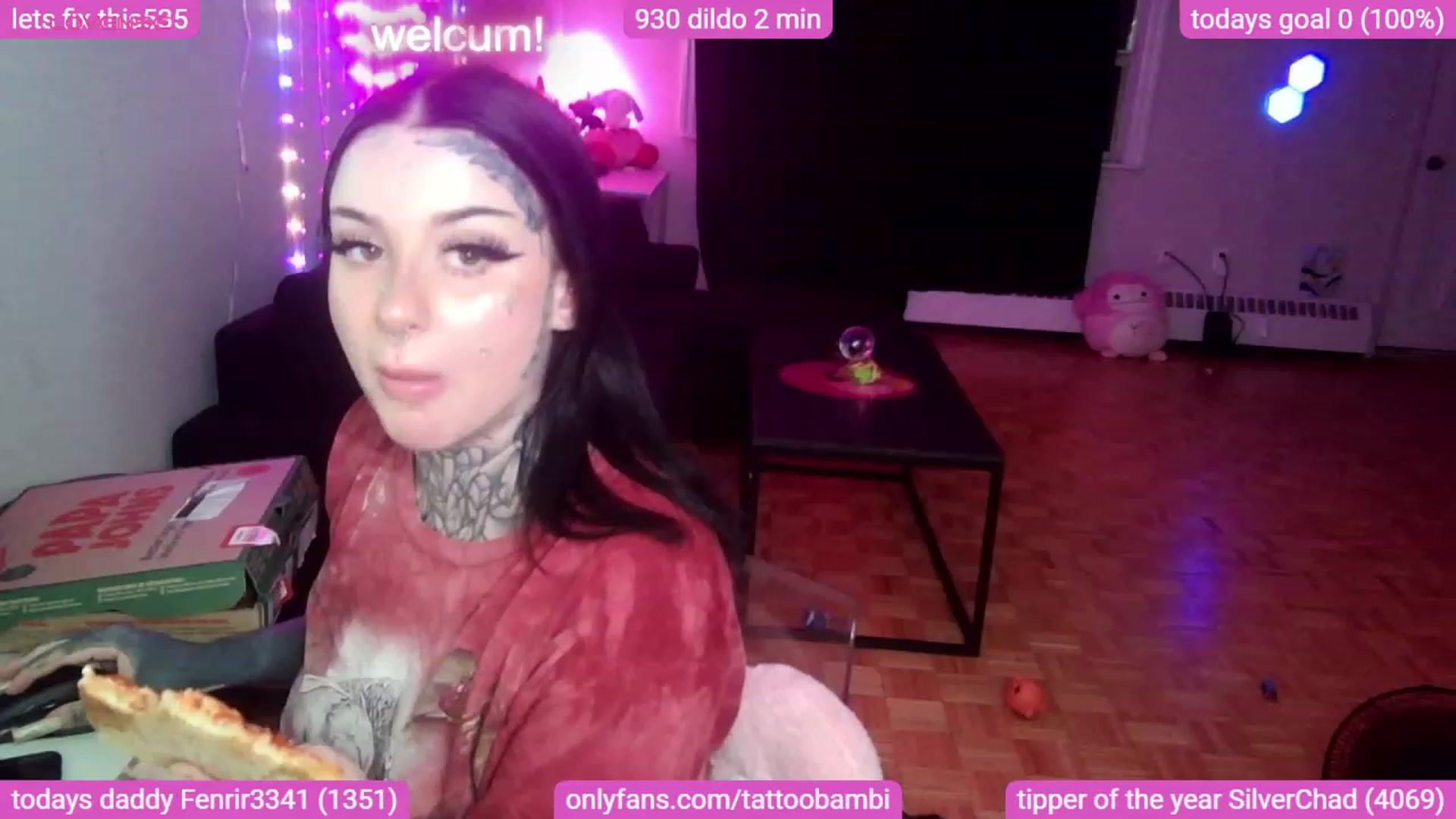 Gallery image thumbnail from Tattoobambi's myfreecams stream on, 09/06/2023, 01:35 image 18 of 20