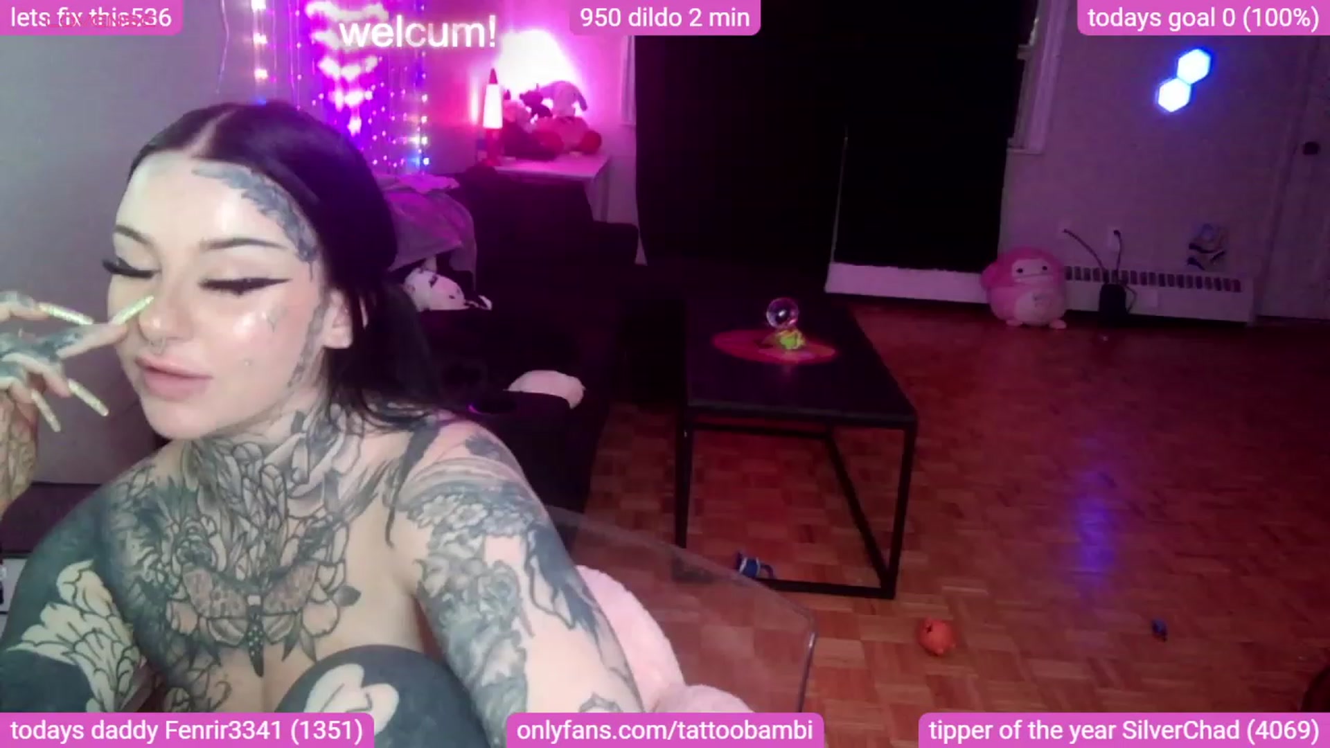 Gallery image thumbnail from Tattoobambi's myfreecams stream on, 09/06/2023, 01:35 image 9 of 20