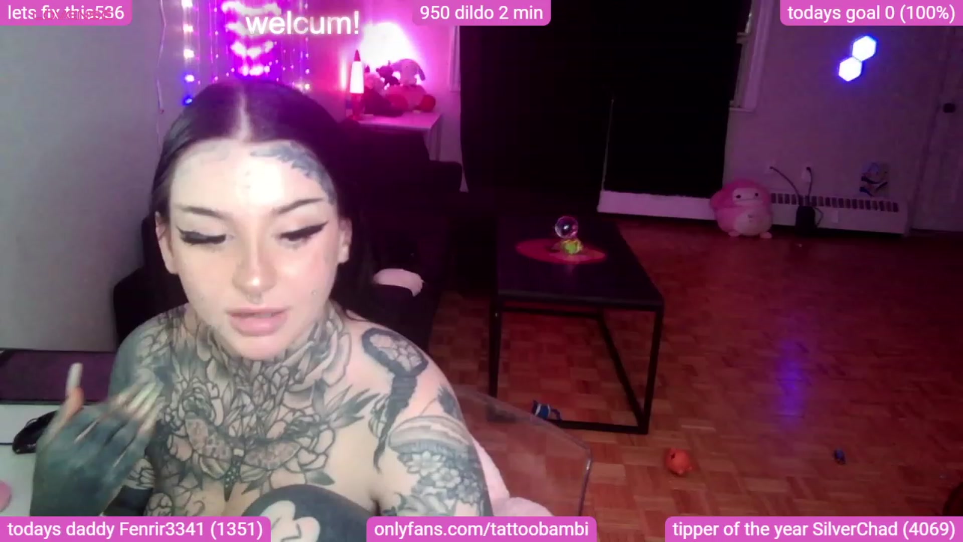 Gallery image thumbnail from Tattoobambi's myfreecams stream on, 09/06/2023, 01:35 image 10 of 20