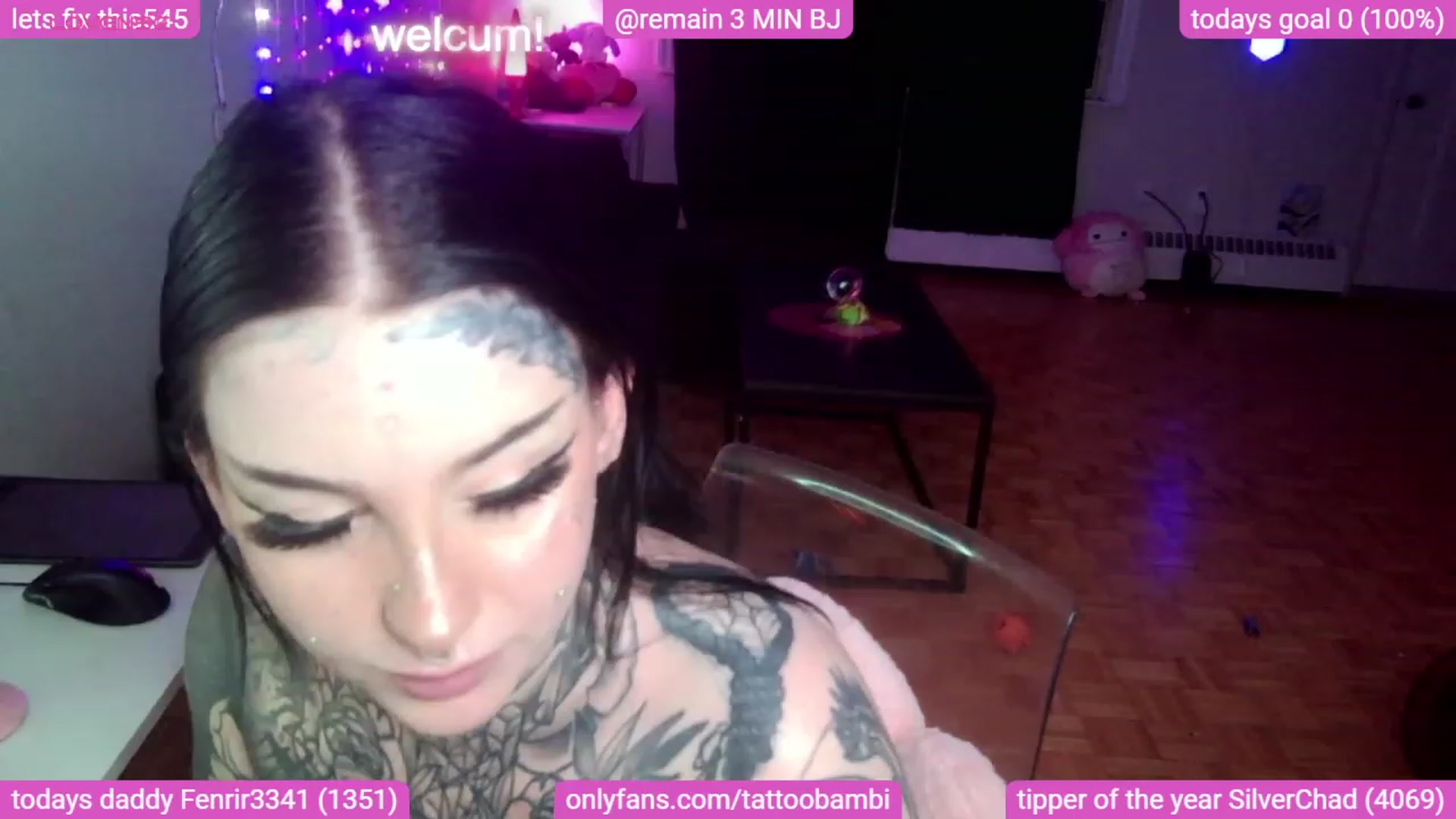 Gallery image thumbnail from Tattoobambi's myfreecams stream on, 09/06/2023, 01:35 image 3 of 20